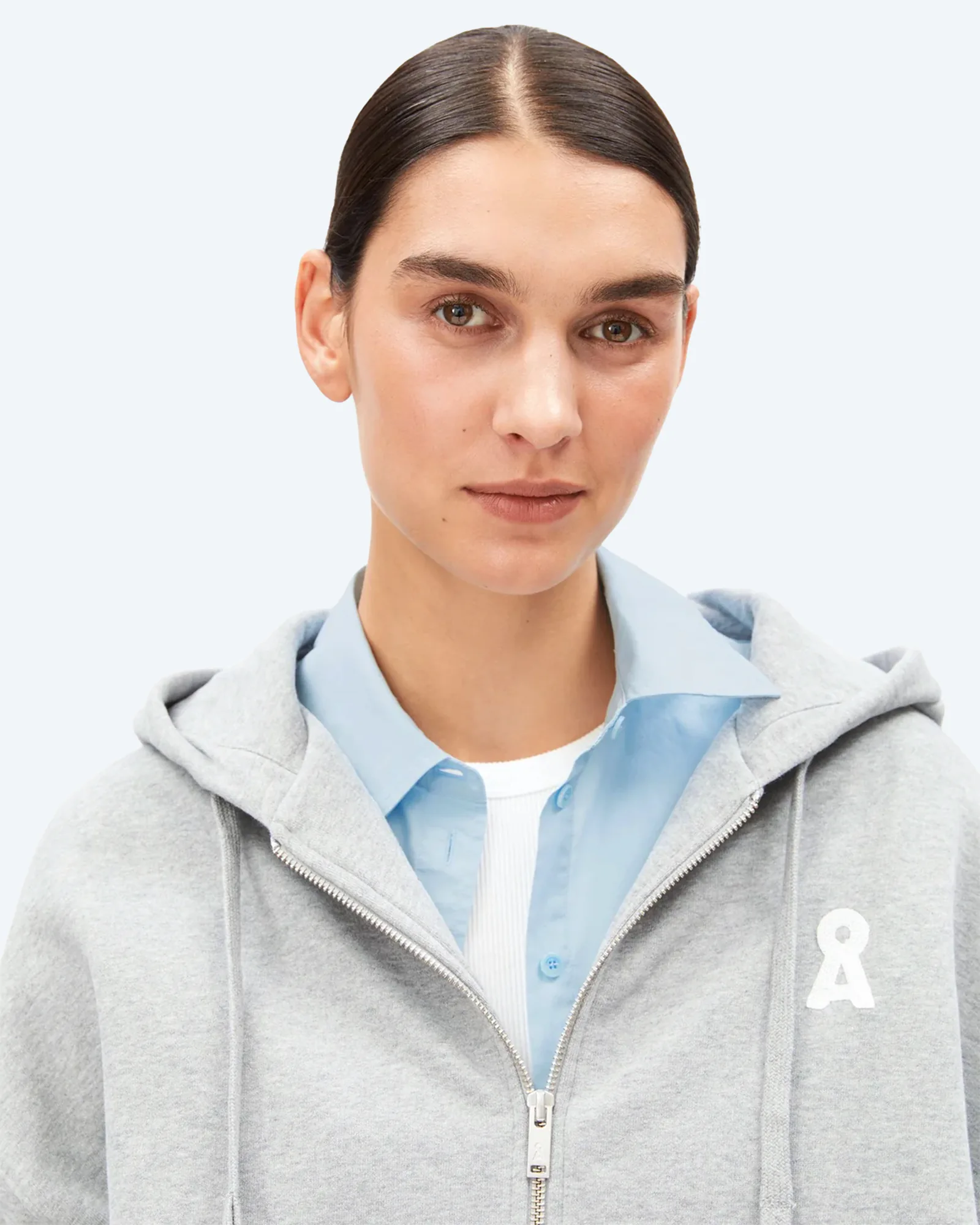 ARMEDANGELS ICONIC Å RIXAMAA Sweat Jacket Silver Melange