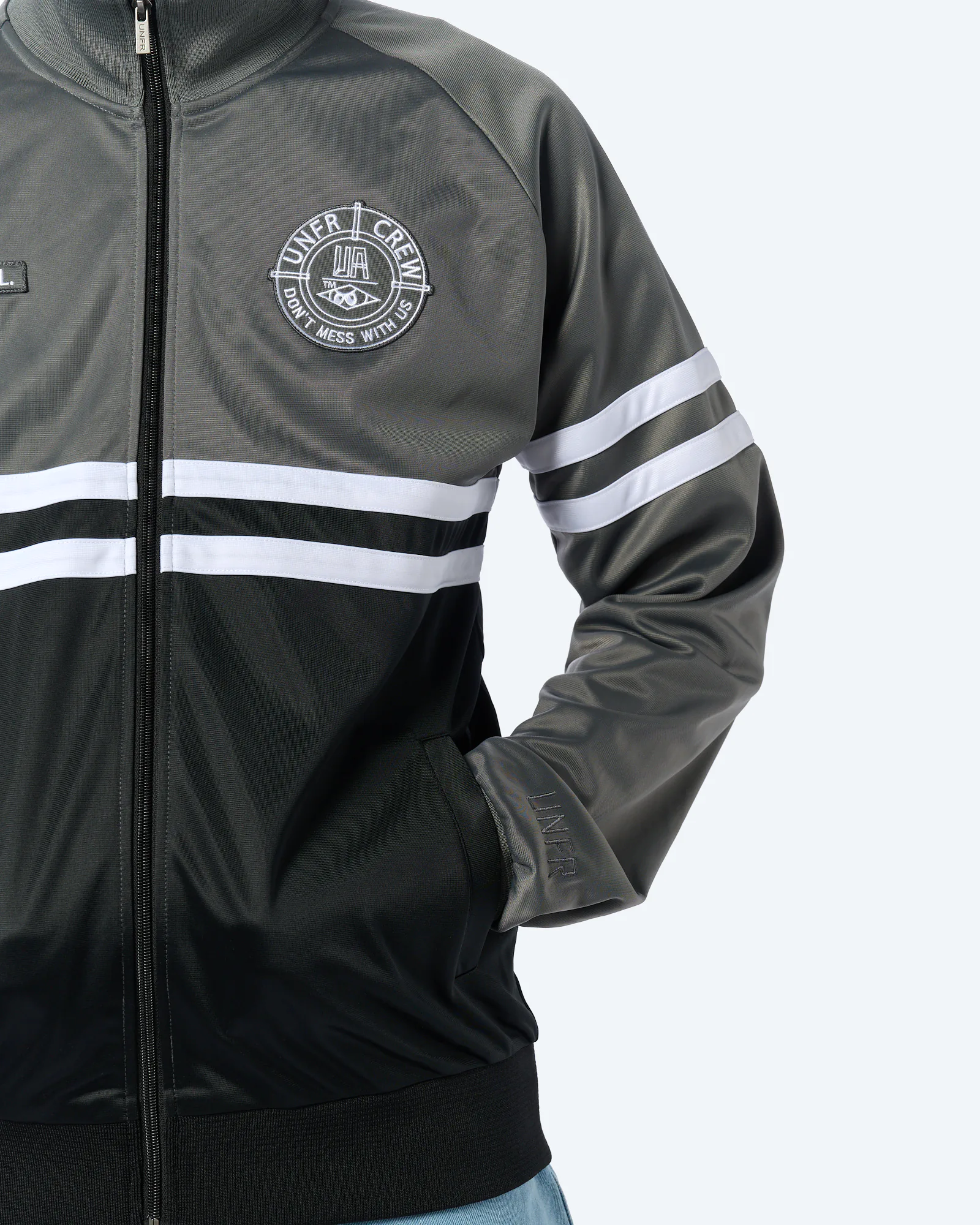 Unfair Athletics DMWU Tracktop Charcoal/Black