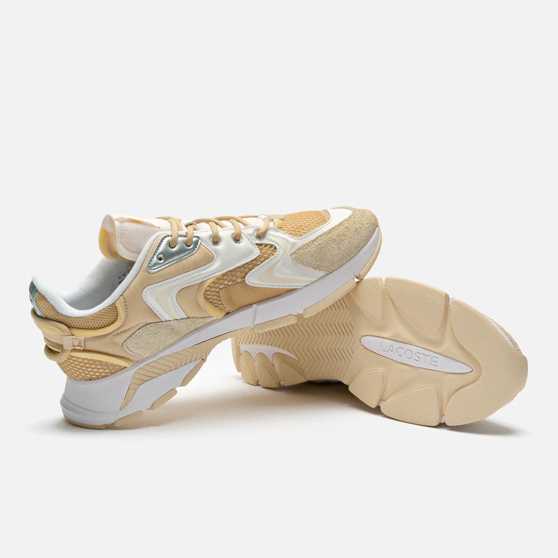 Lacoste L003 Neo Textile Sneaker Beige/White Lacoste L003 Neo Textile Sneaker Beige/White