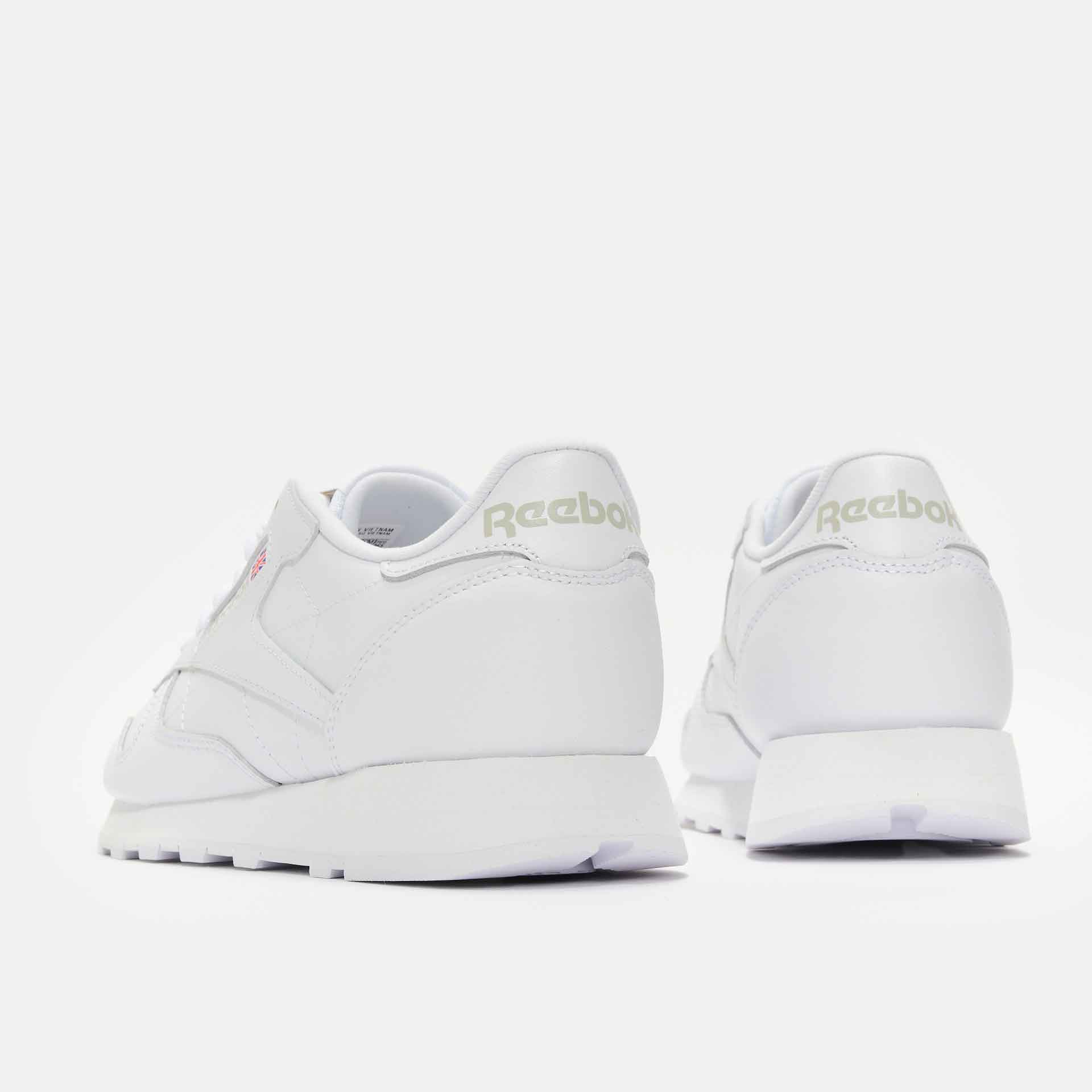 Reebok Classics Leather Sneaker Footwear White/Footwear White/Pure Grey 3