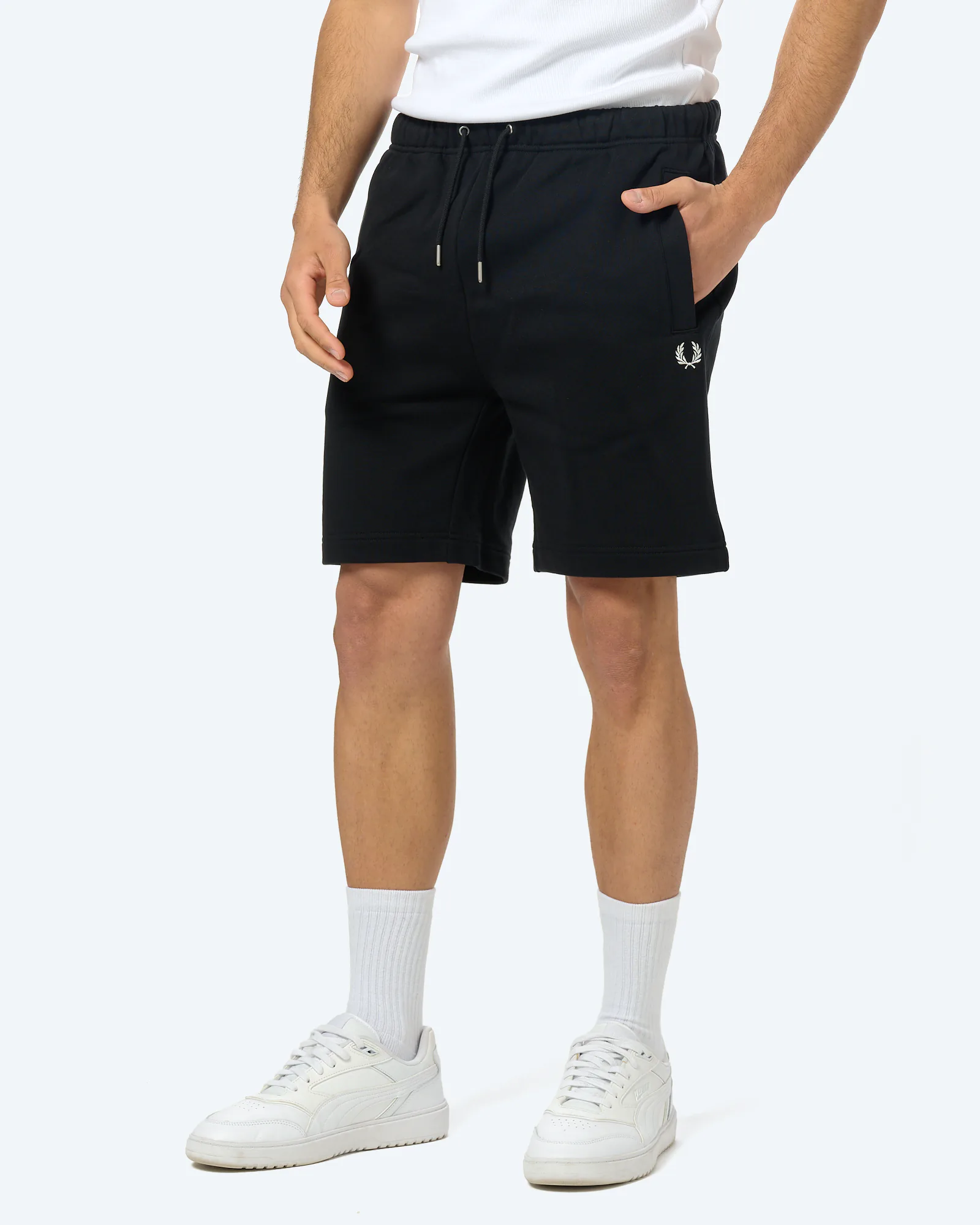 Fred Perry Classic Sweat Shorts Black