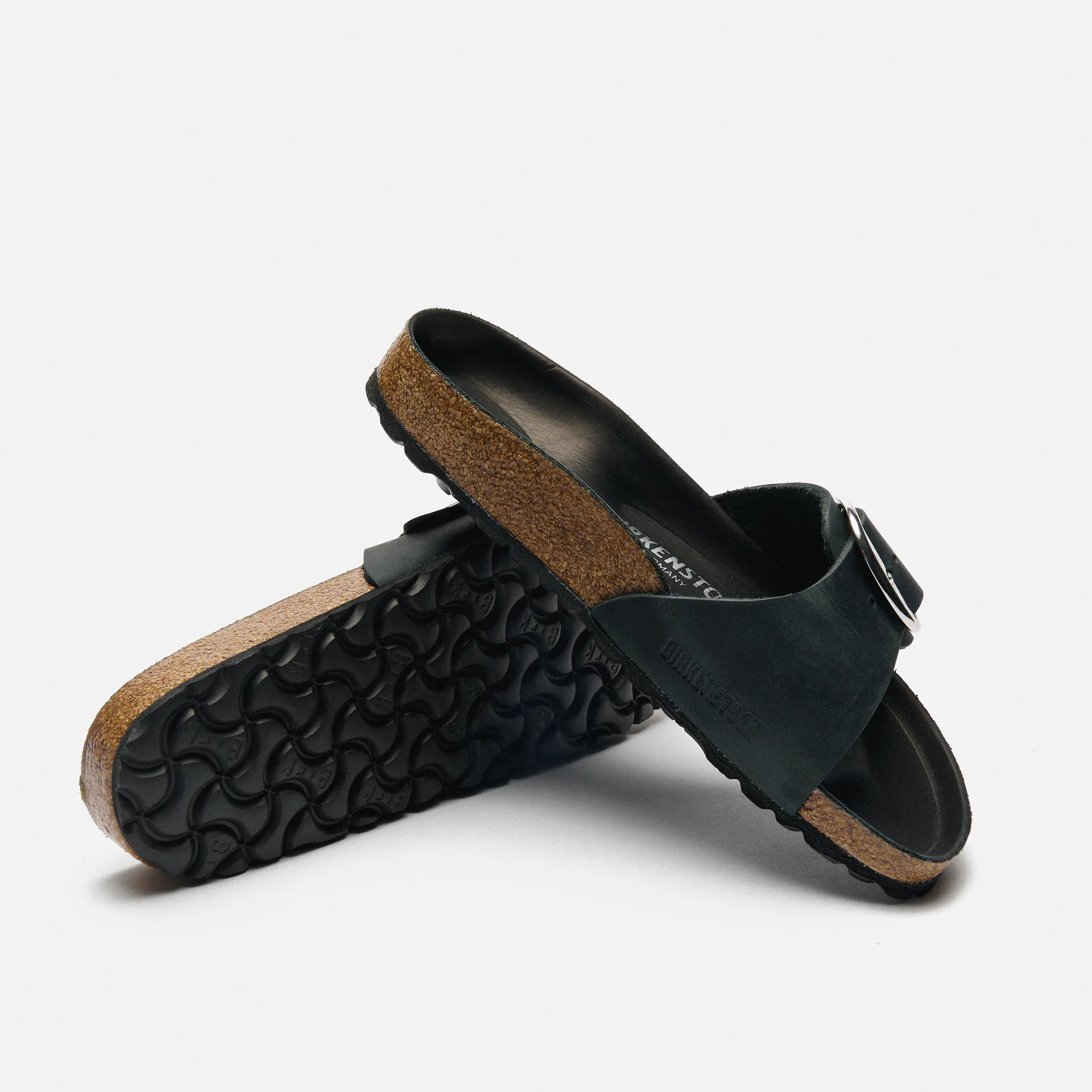 Birkenstock Madrid Big Buckle Sandals Black