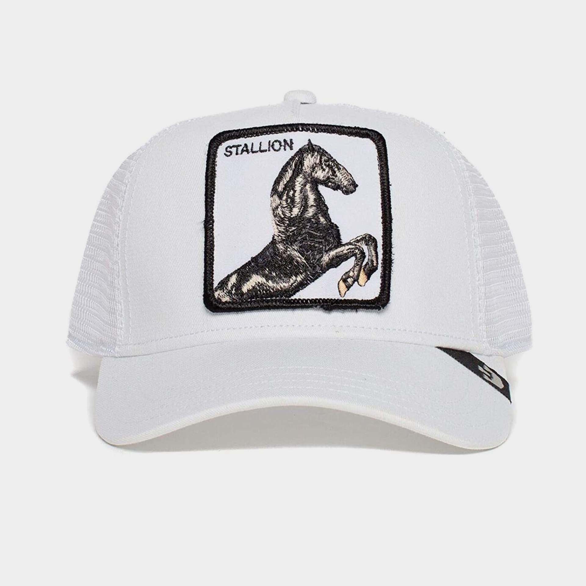 Goorin Bros The Stallion Baseball Trucker Cap White