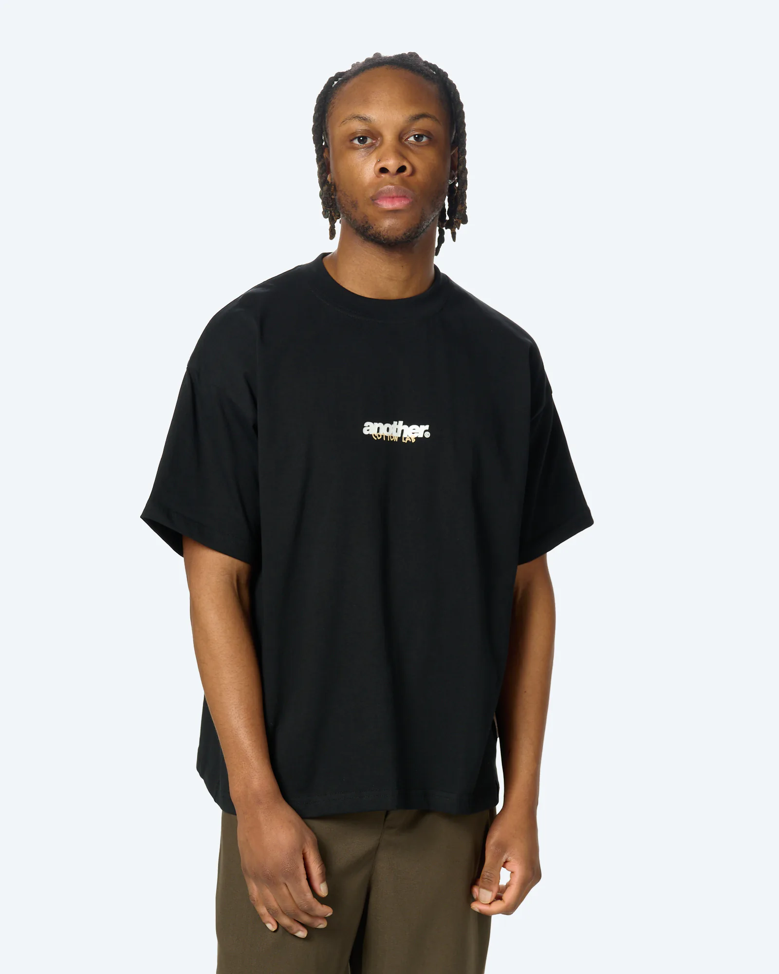 Another Cotton Overpriced Flat Whites T-Shirt Black