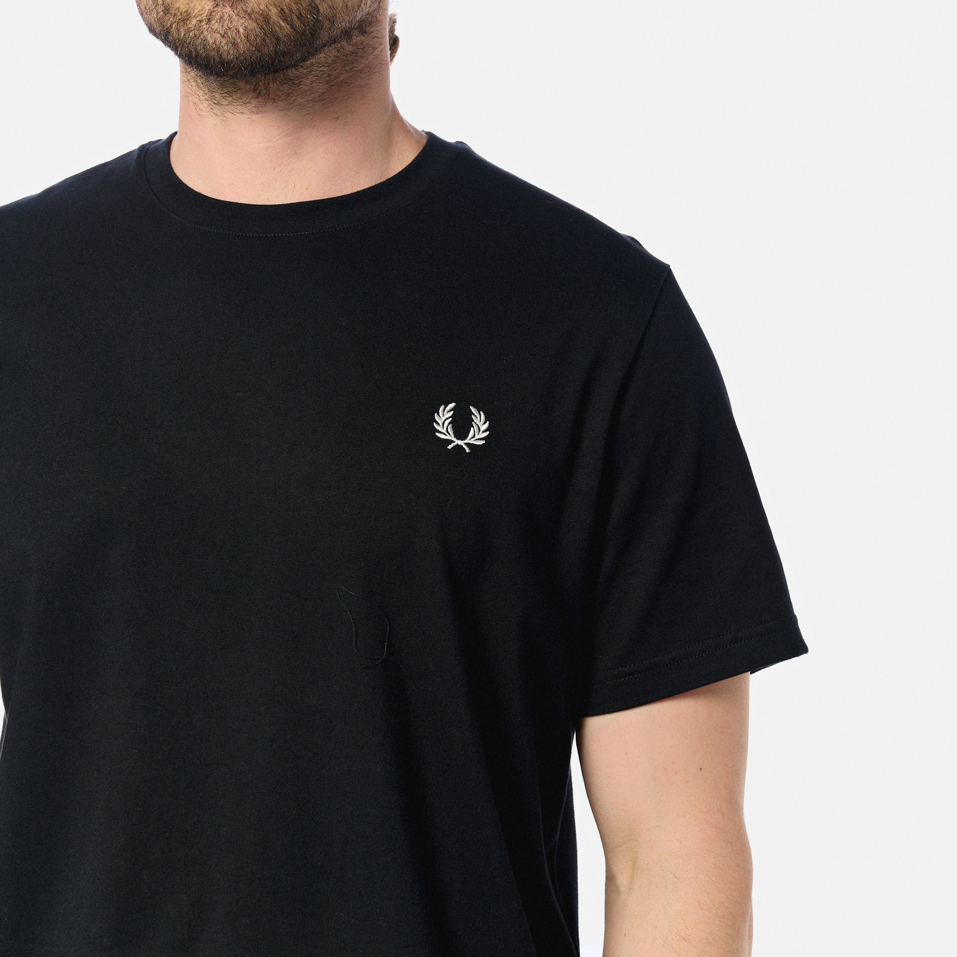 Fred Perry Bold Branding T-Shirt Black