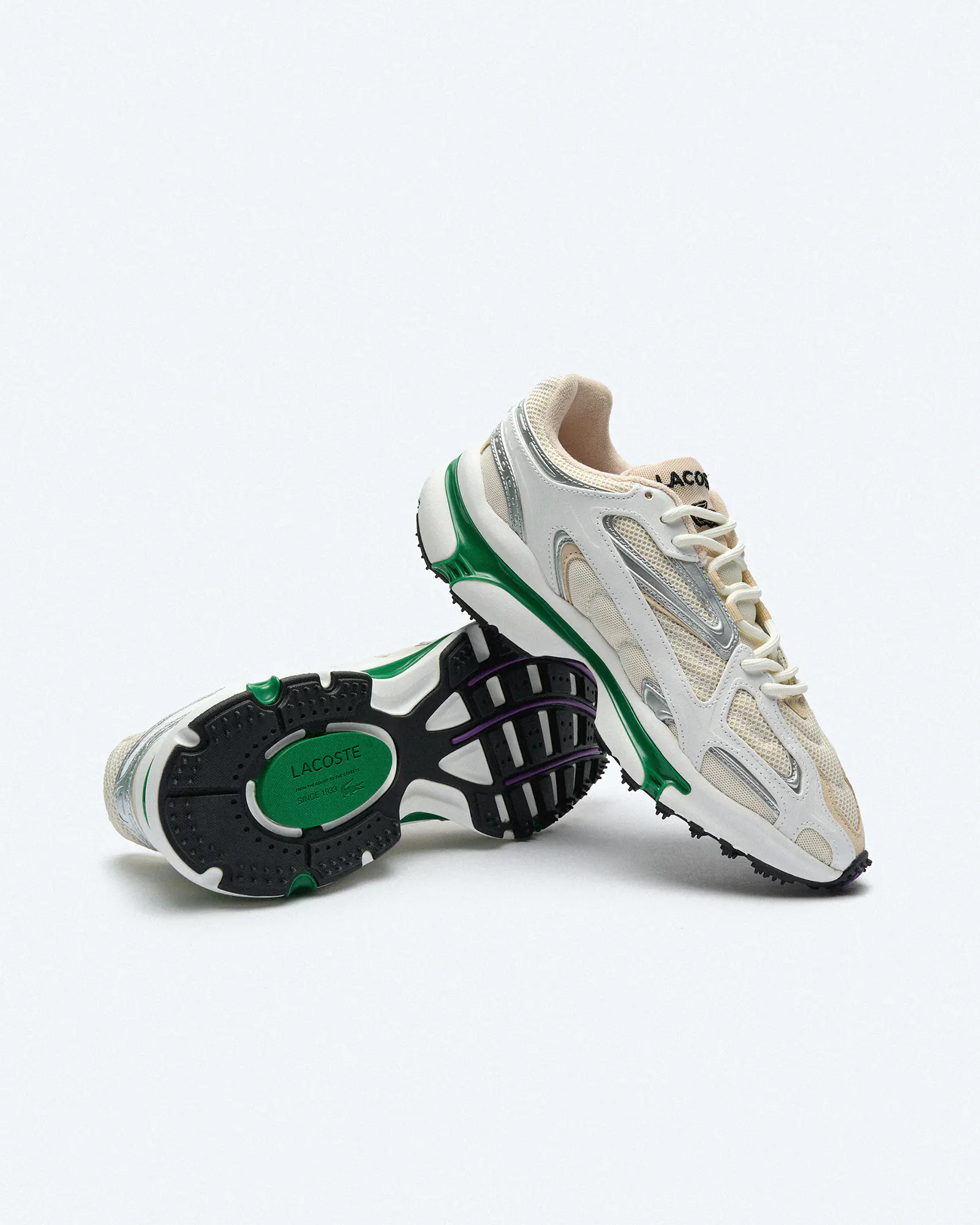 Lacoste L003 2K24 124 1 SMA Sneaker White/Green Lacoste L003 2K24 124 1 SMA Sneaker White/Green