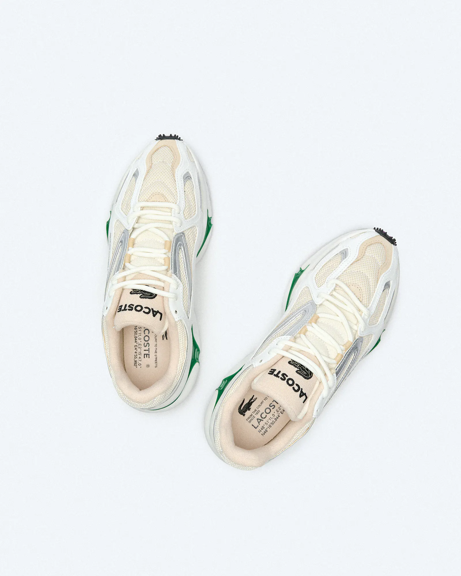 Lacoste L003 2K24 124 1 SMA Sneaker White/Green Lacoste L003 2K24 124 1 SMA Sneaker White/Green