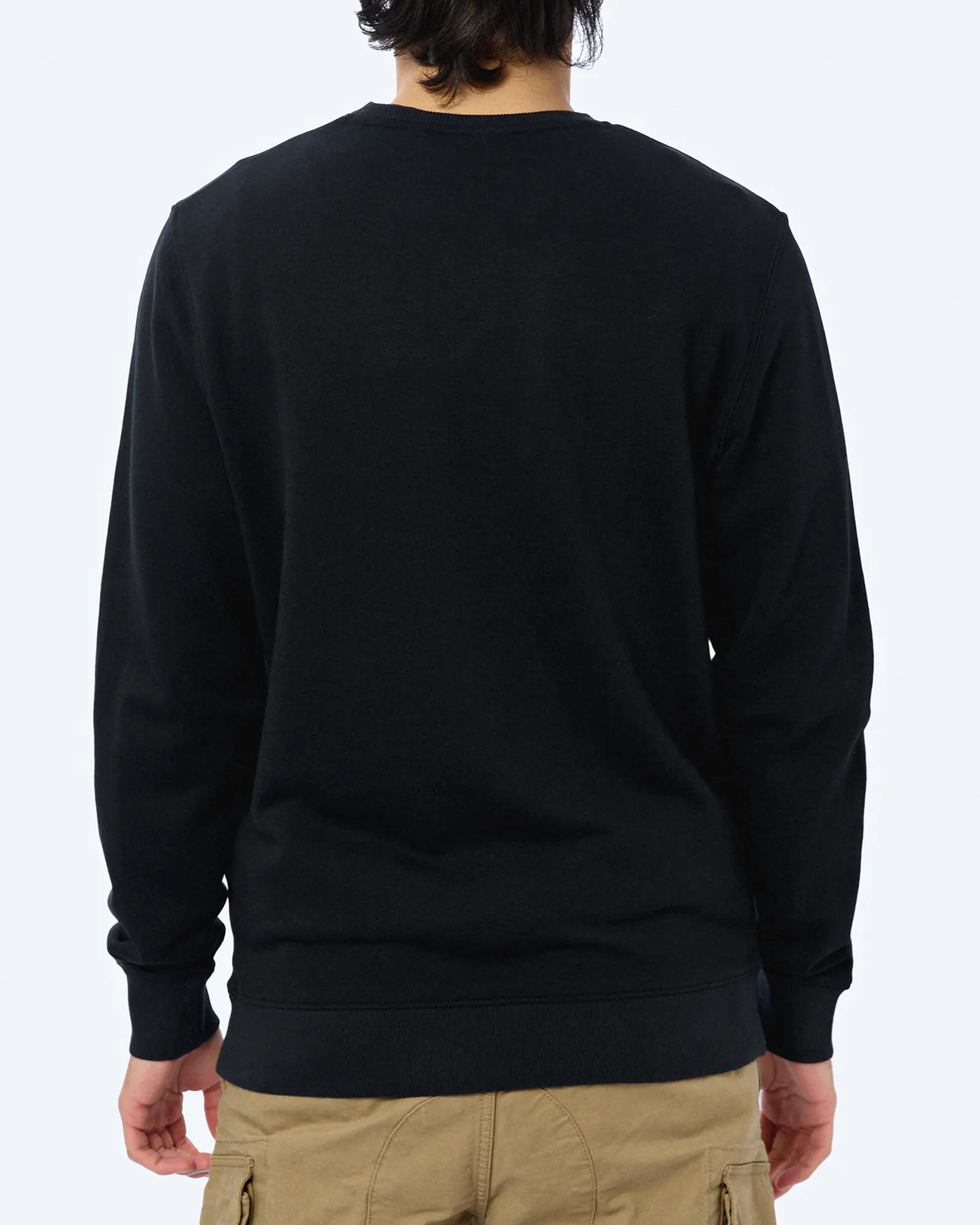 Lyle & Scott Crew Neck Sweatshirt Jet Black Lyle & Scott Crew Neck Sweatshirt Jet Black