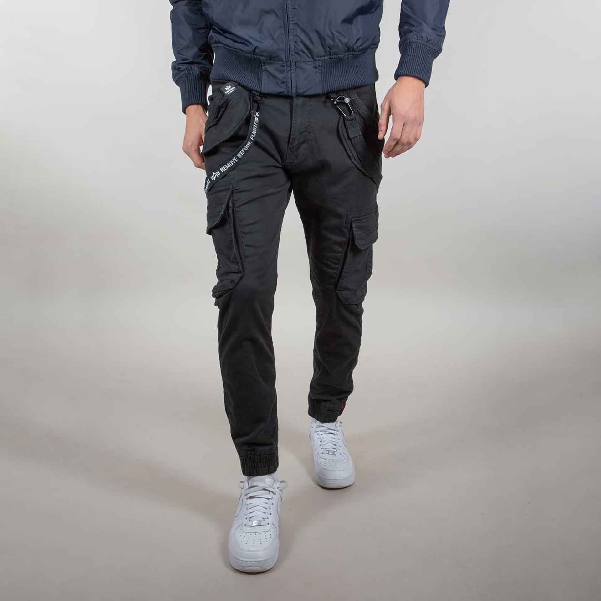 Industries Alpha Cargo Pants Black Utility