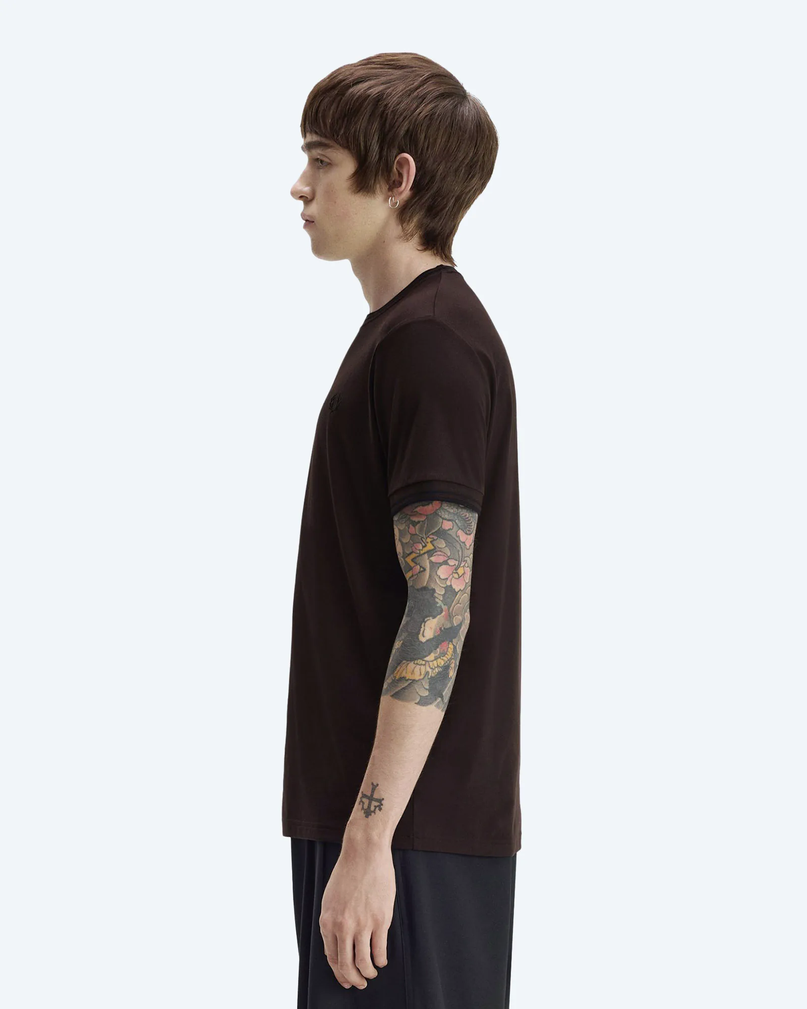 Twin Tipped T-Shirt Rich Brown/Black
