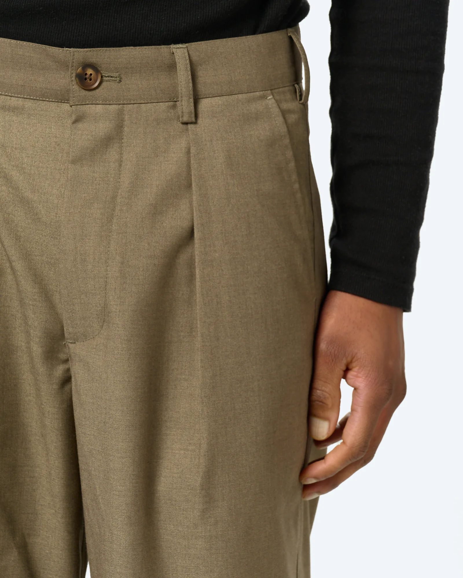 Prohibited SoHo Pleated Pants Vintage Khaki