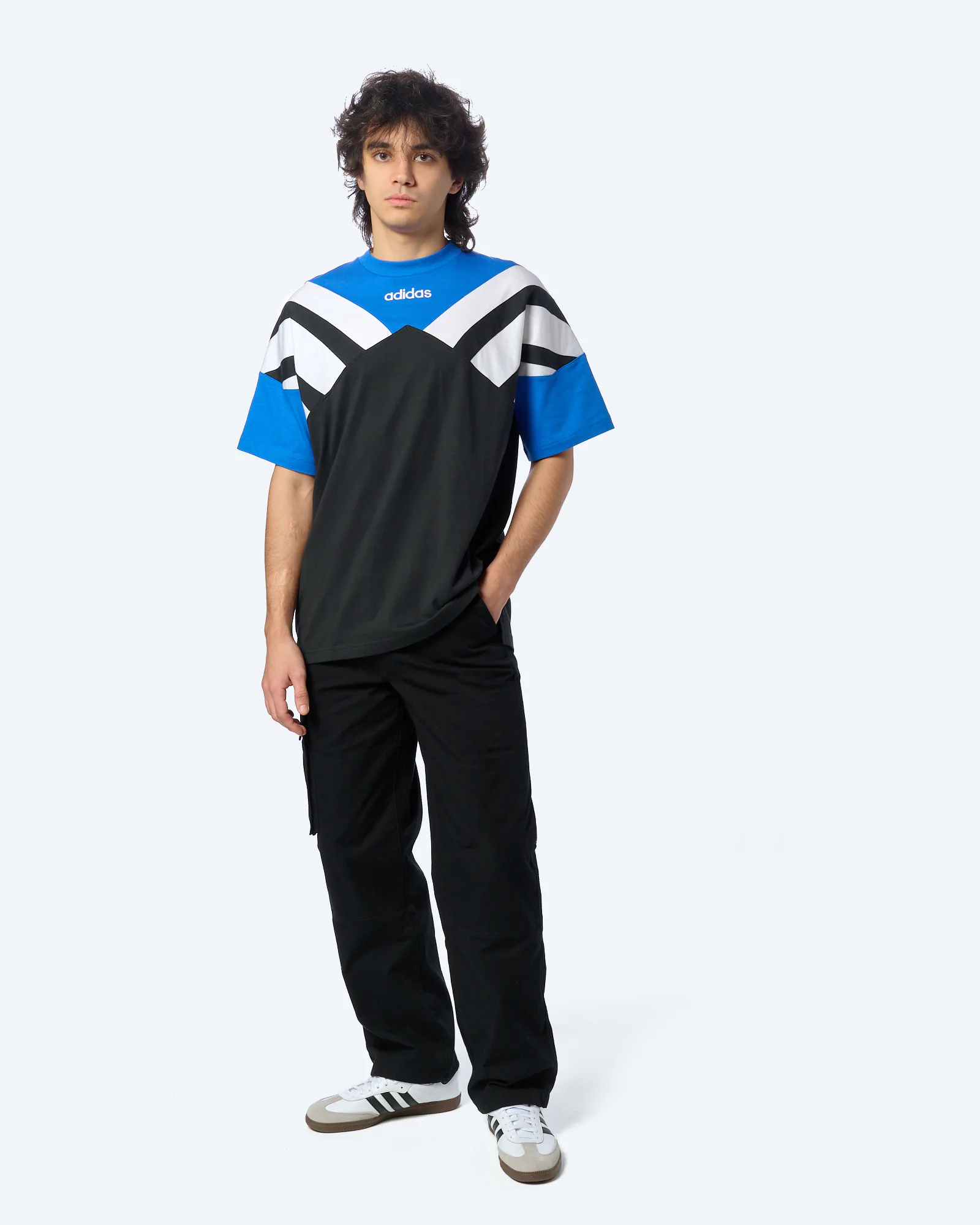 adidas Originals Cutline T-Shirt Black/Blue