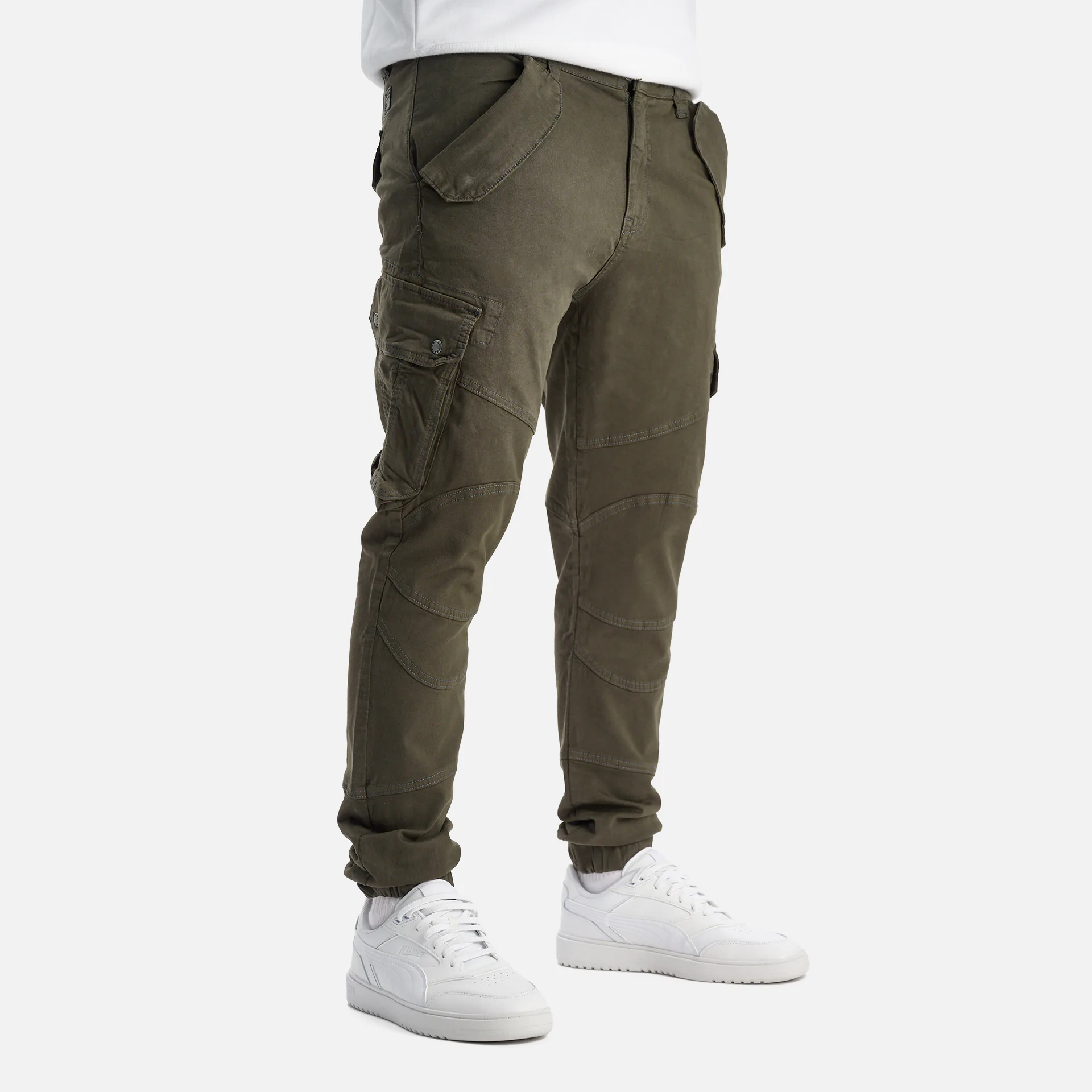 Alpha Industries Combat Cargo Pants LW Grey Black