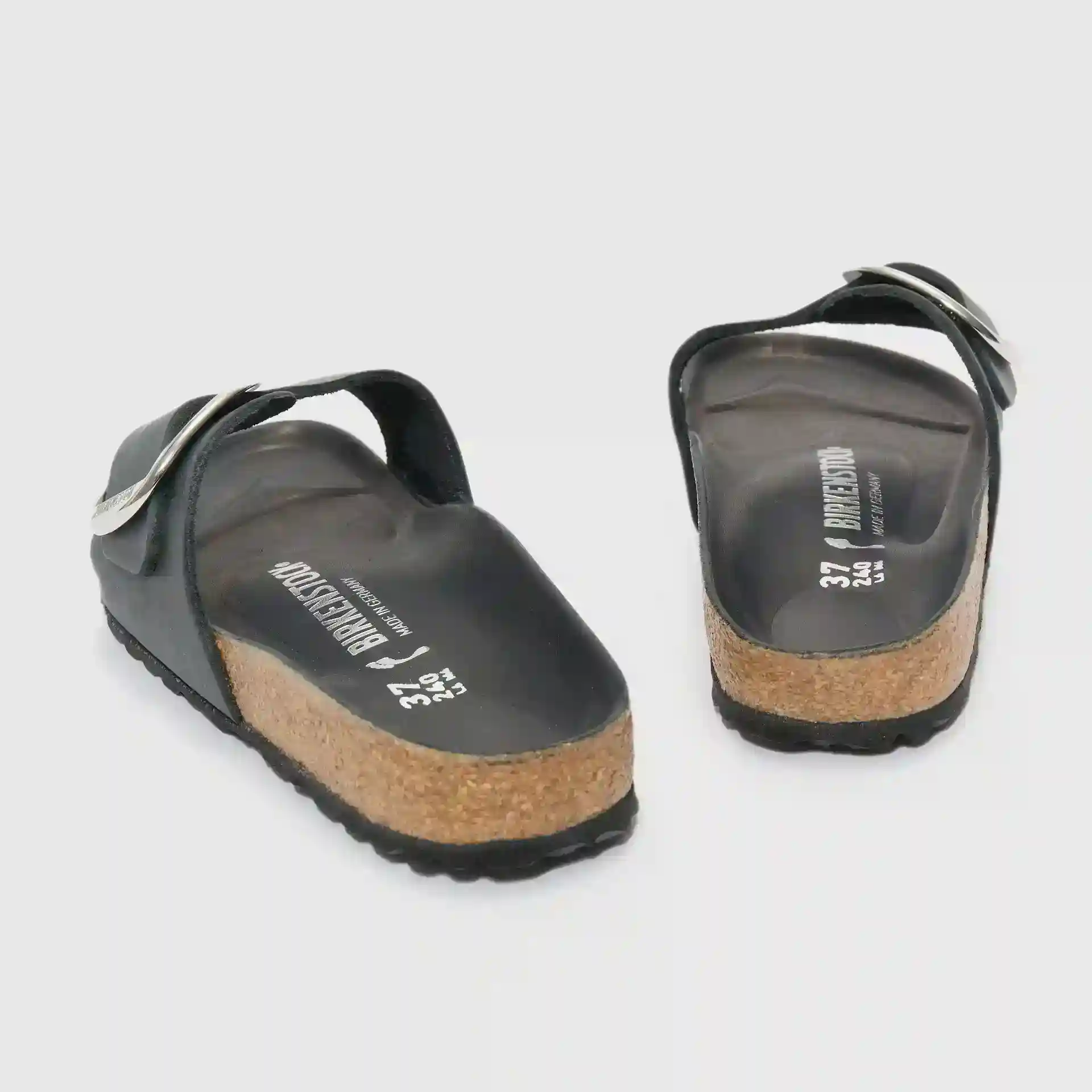 Birkenstock Madrid Big Buckle Sandals Black