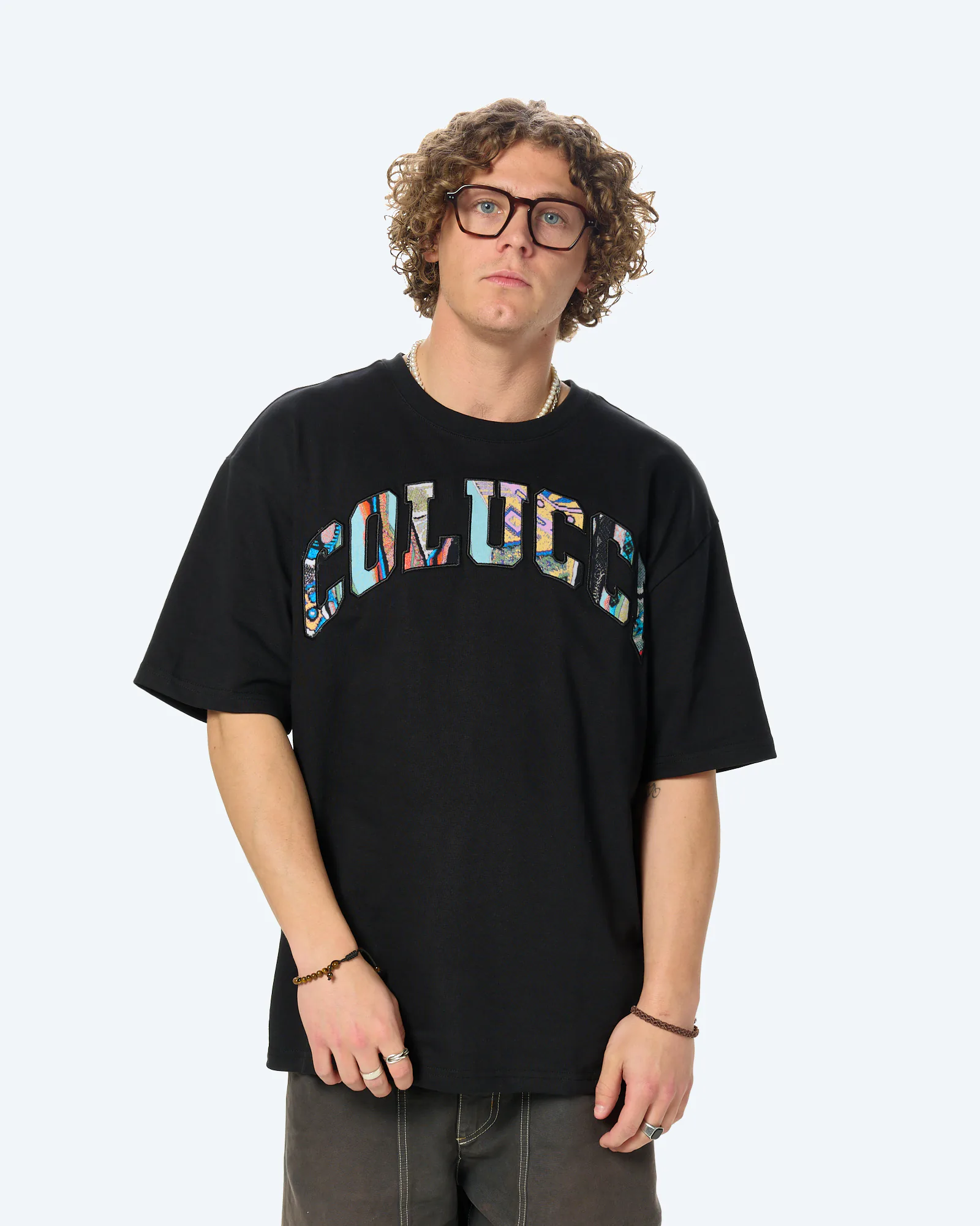 Colucci Logo T-Shirt College Black/Aop Multi 