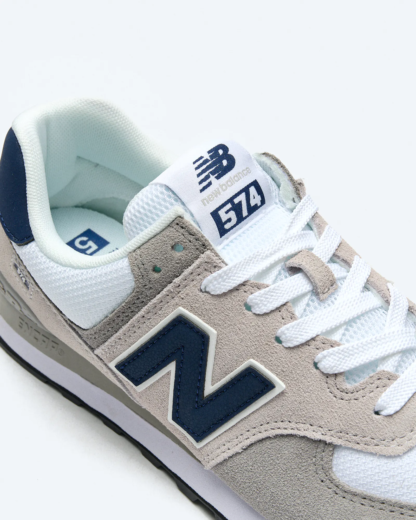 New Balance ML574EAG Sneaker Rain Cloud/White New Balance ML574EAG Sneaker Rain Cloud/White