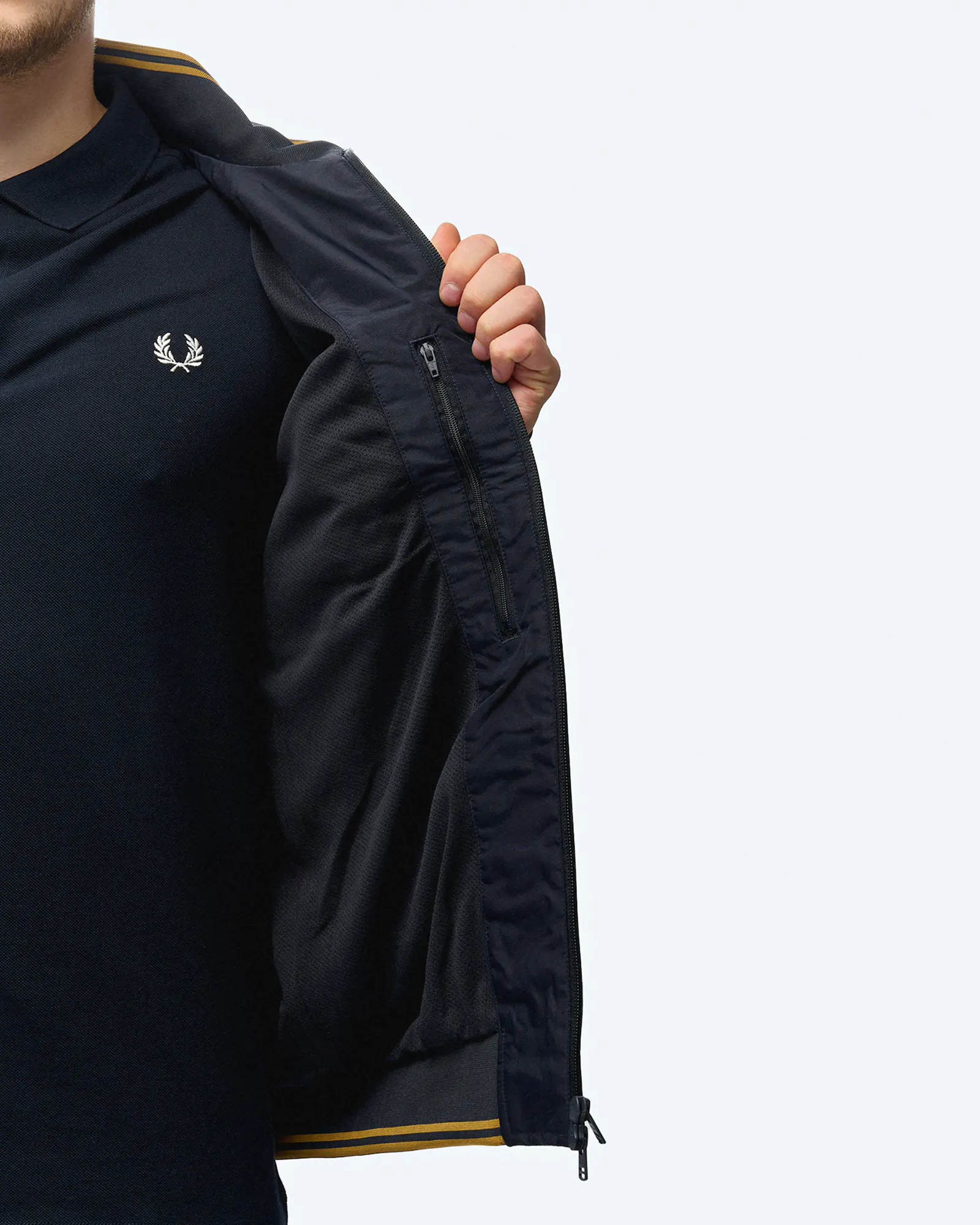 Fred Perry Brentham Jacket Navy Fred Perry Brentham Jacket Navy