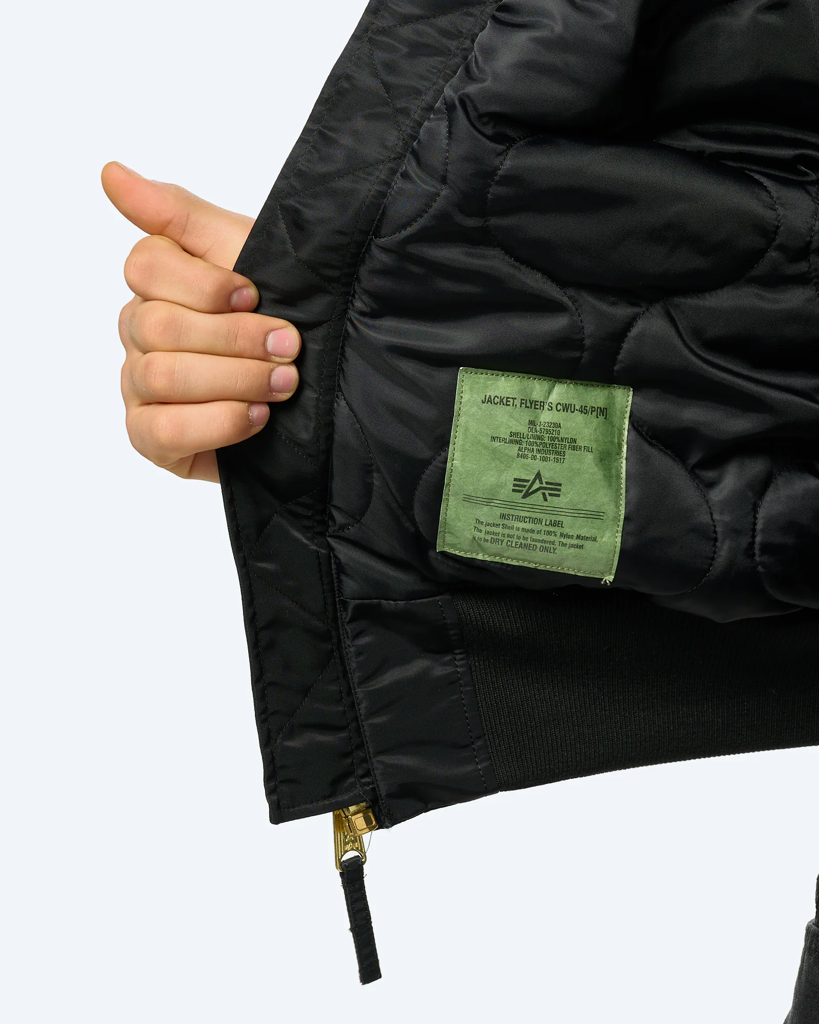 Alpha Industries CWU-45 Heritage Jacket Black