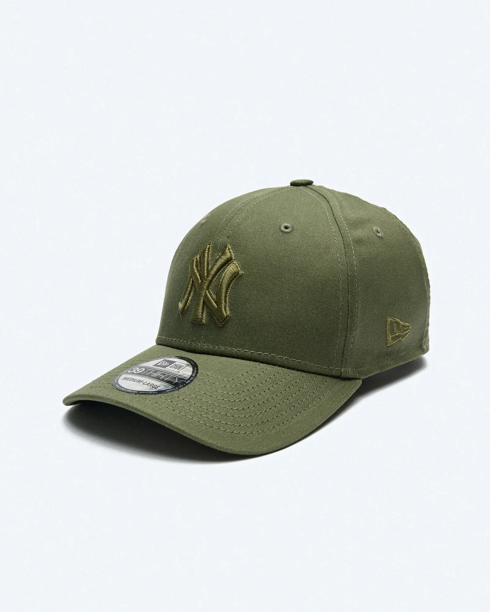 New Era MLB NY Yankees Outline 39Thirty Stretch Fit Cap Olive New Era MLB NY Yankees Outline 39Thirty Stretch Fit Cap Olive