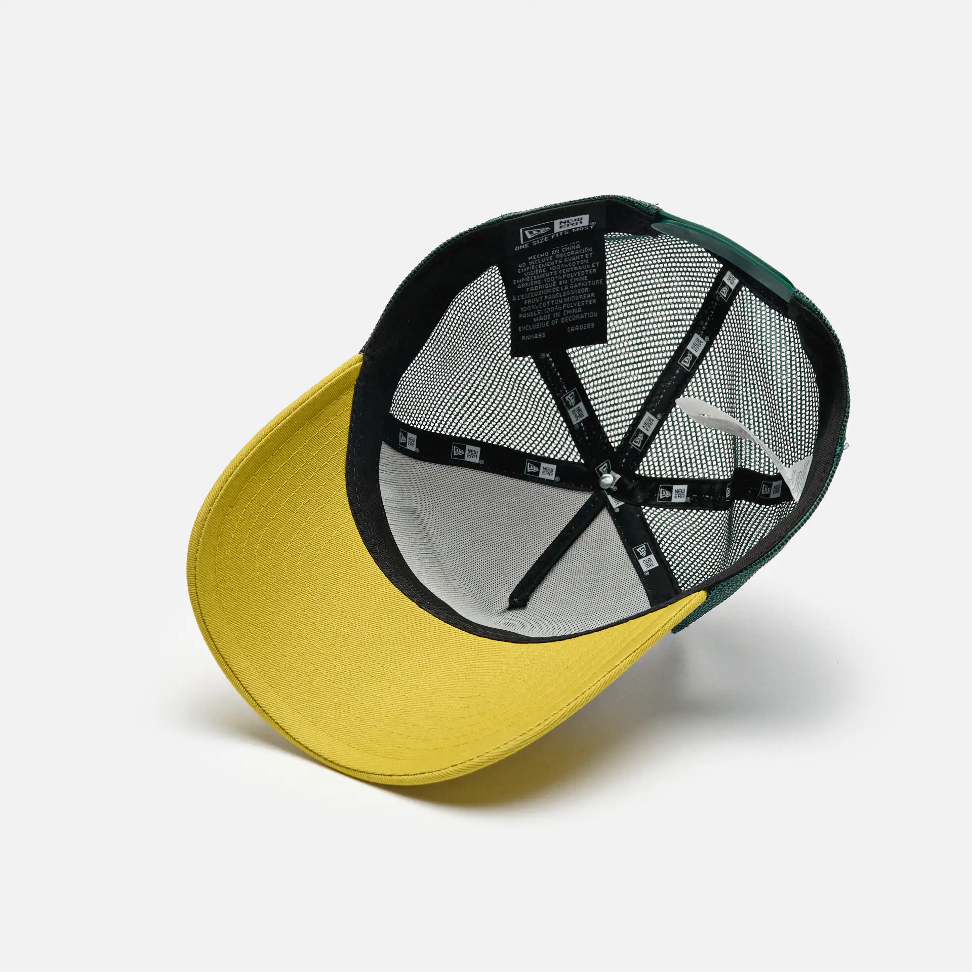 New Era Patch Trucker Cap White/Green