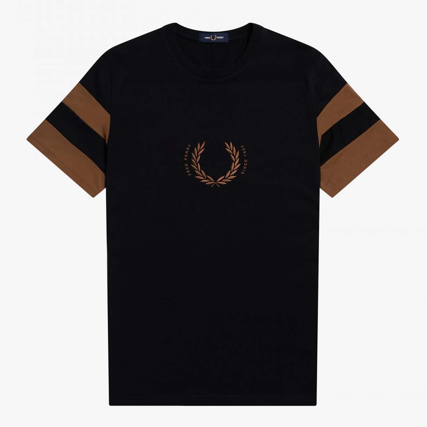 Fred Perry Bold Tipped T-Shirt Black