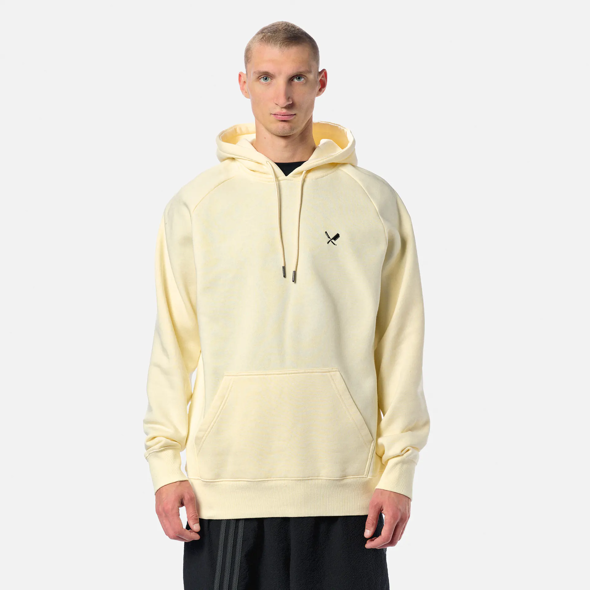 Distorted People Classic Raglan Hoodie Offwhite