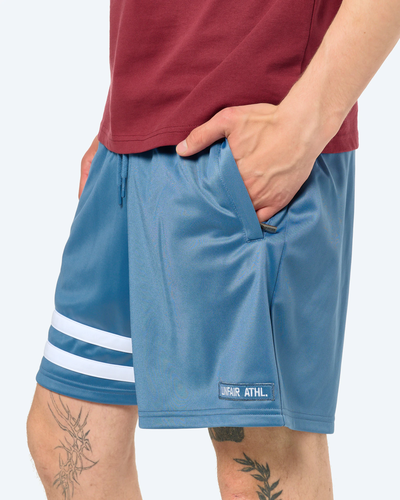 DMWU Athletic Shorts Moonlight Blue