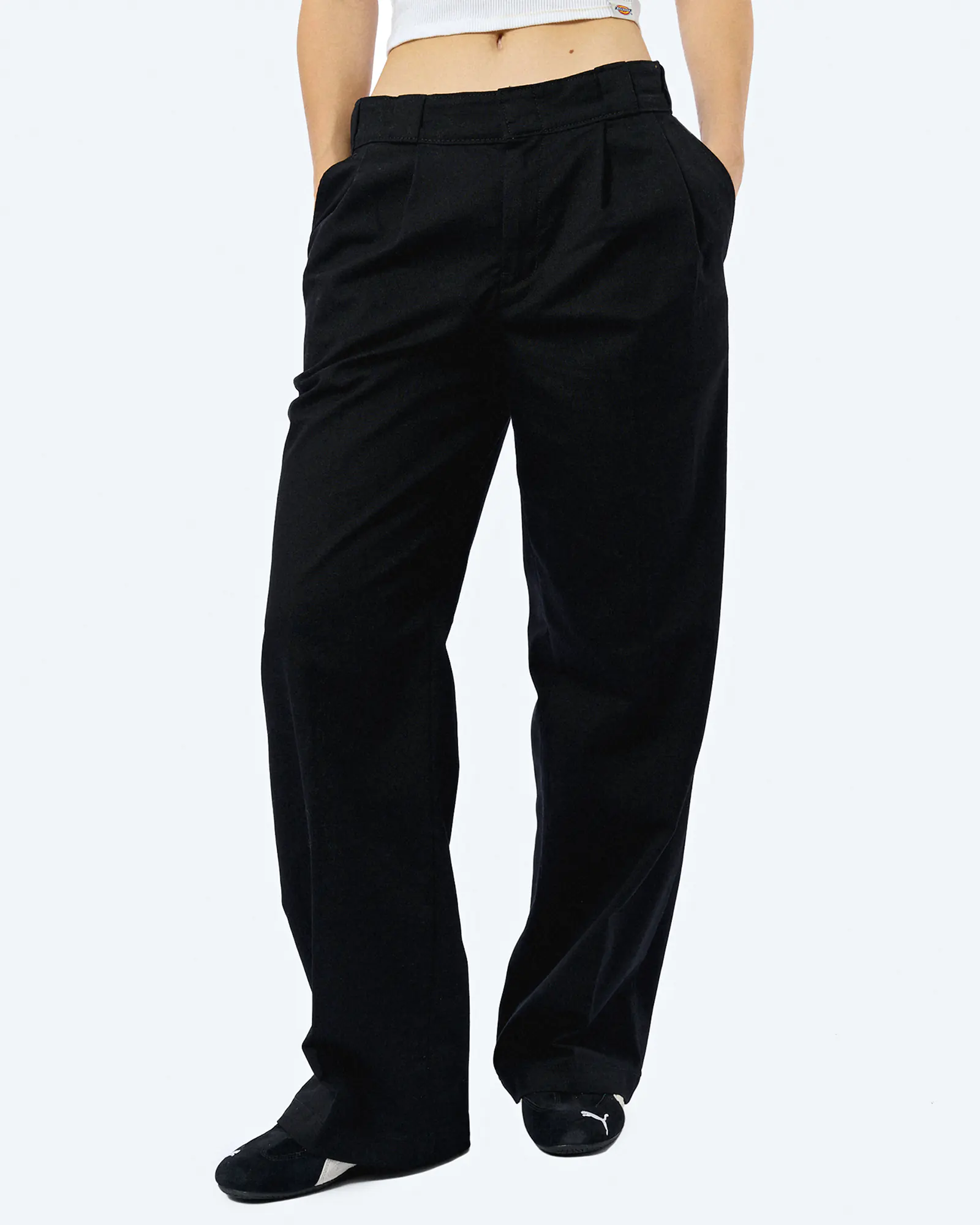 Dickies Pleated Multi Pocket Work Pant Black Dickies Pleated Multi Pocket Work Pant Black