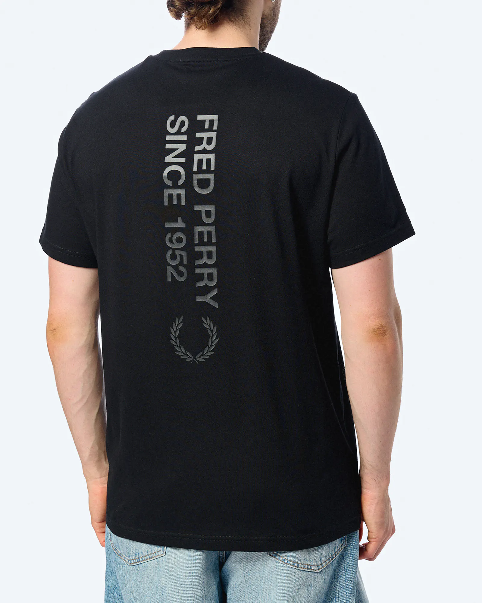 Fred Perry Bold Branding T-Shirt Black