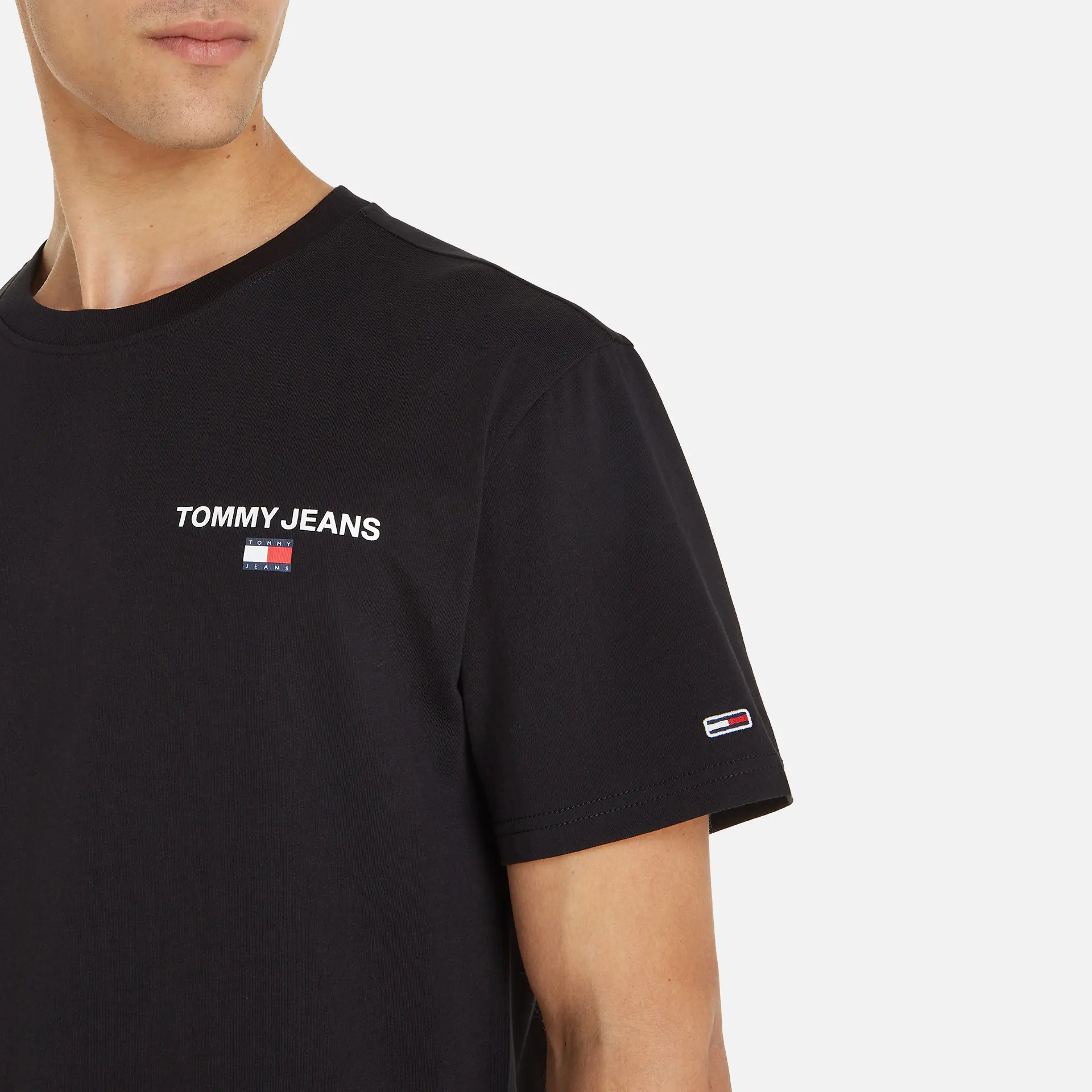 Tommy Jeans Classic Linear Back Print T-Shirt Black