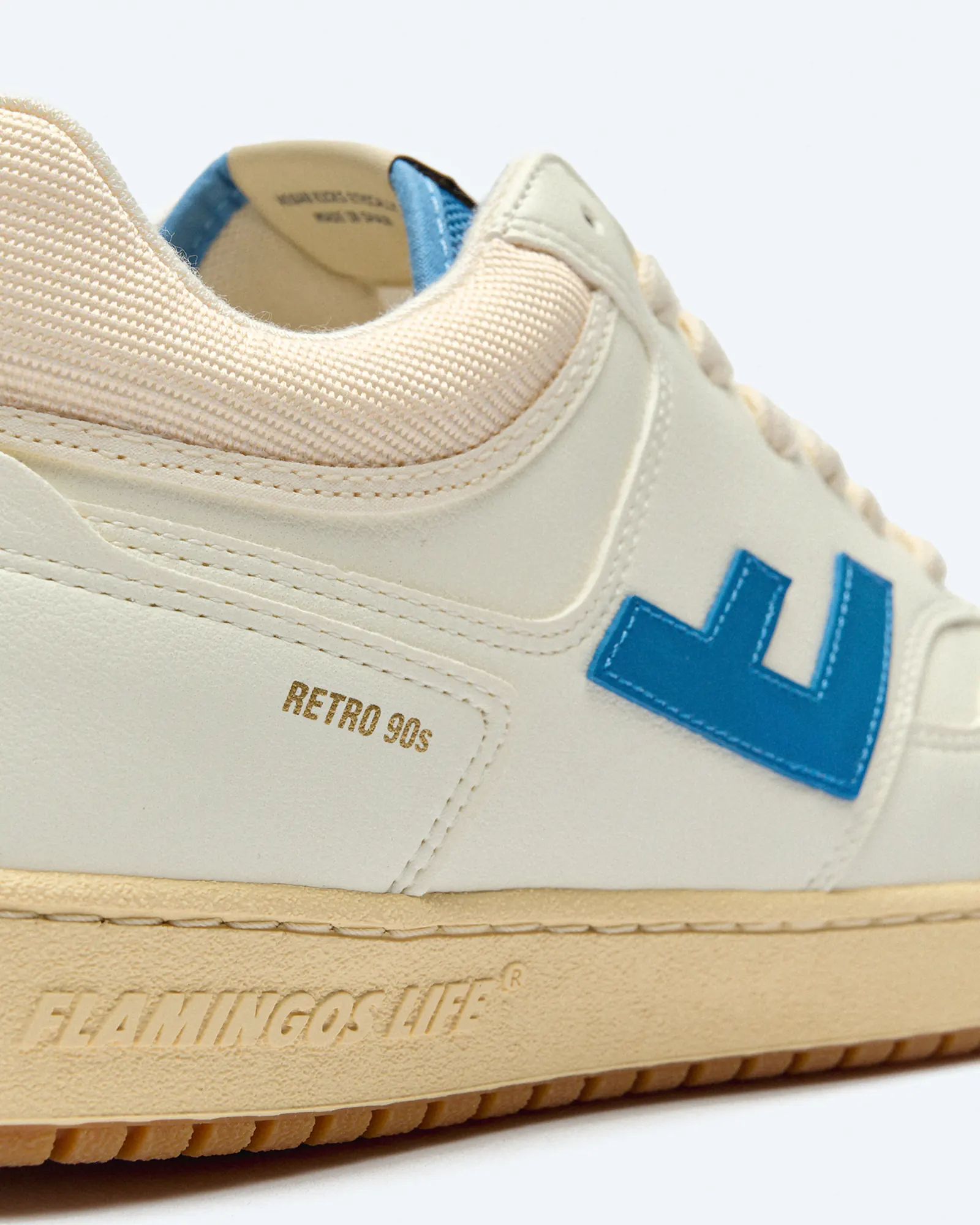 Flamingos Life Retro 90s Sneaker Pearl Indaco Caramel Flamingos Life Retro 90s Sneaker Pearl Indaco Caramel