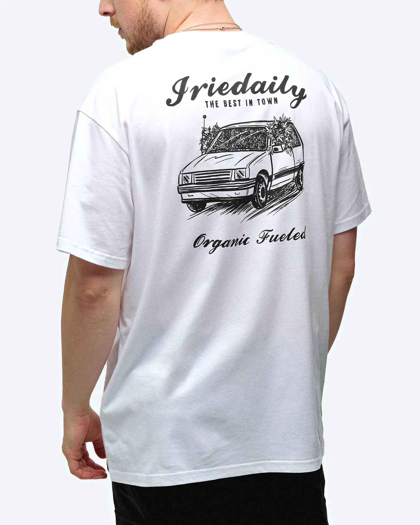 Iriedaily Organic Fueled T-Shirt White Iriedaily Organic Fueled T-Shirt White