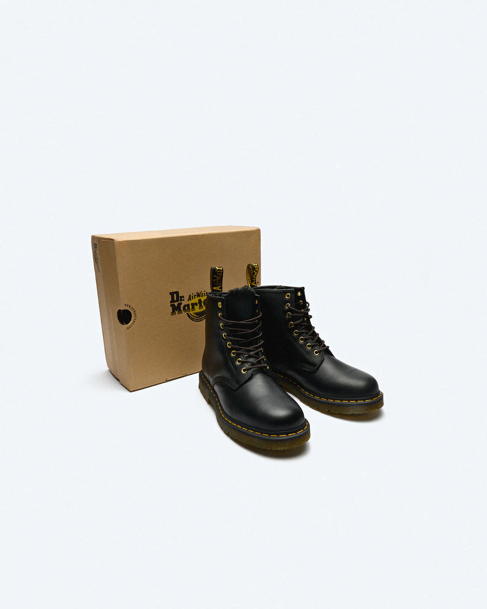 Black dm boots shop