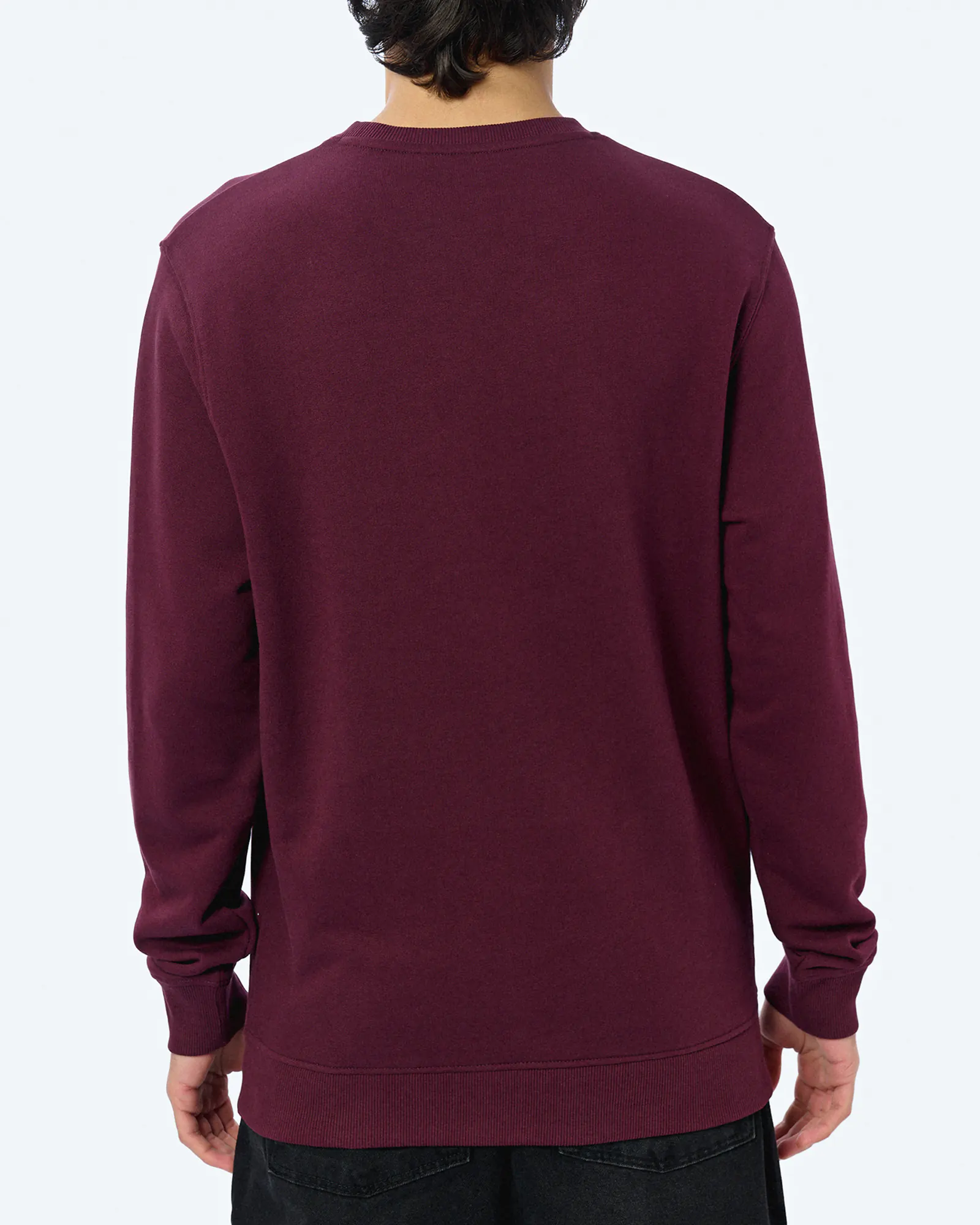 Lyle & Scott Crew Neck Sweatshirt Burgundy Lyle & Scott Crew Neck Sweatshirt Burgundy