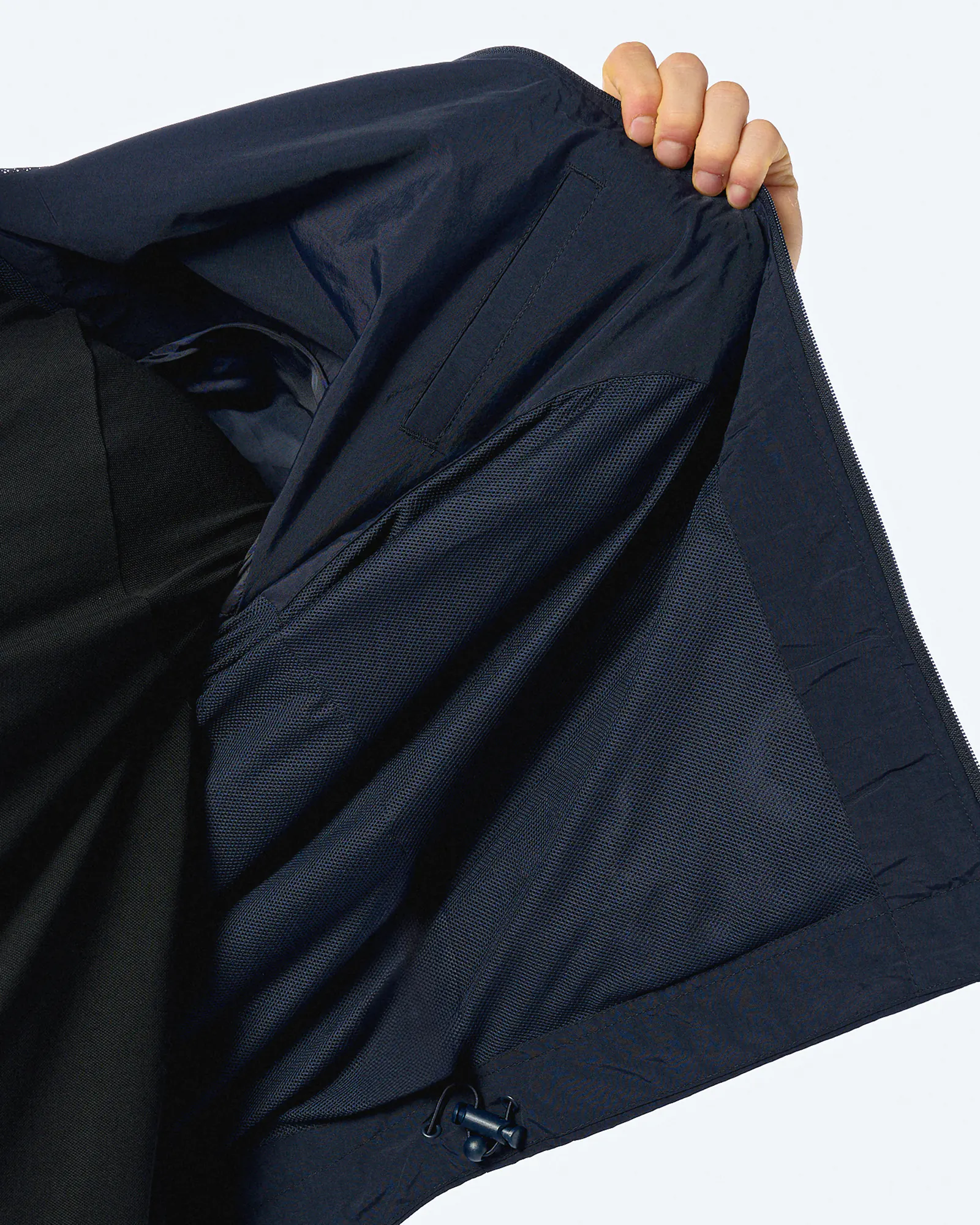 Lyle & Scott Zip Through Hooded Jacket Dark Navy