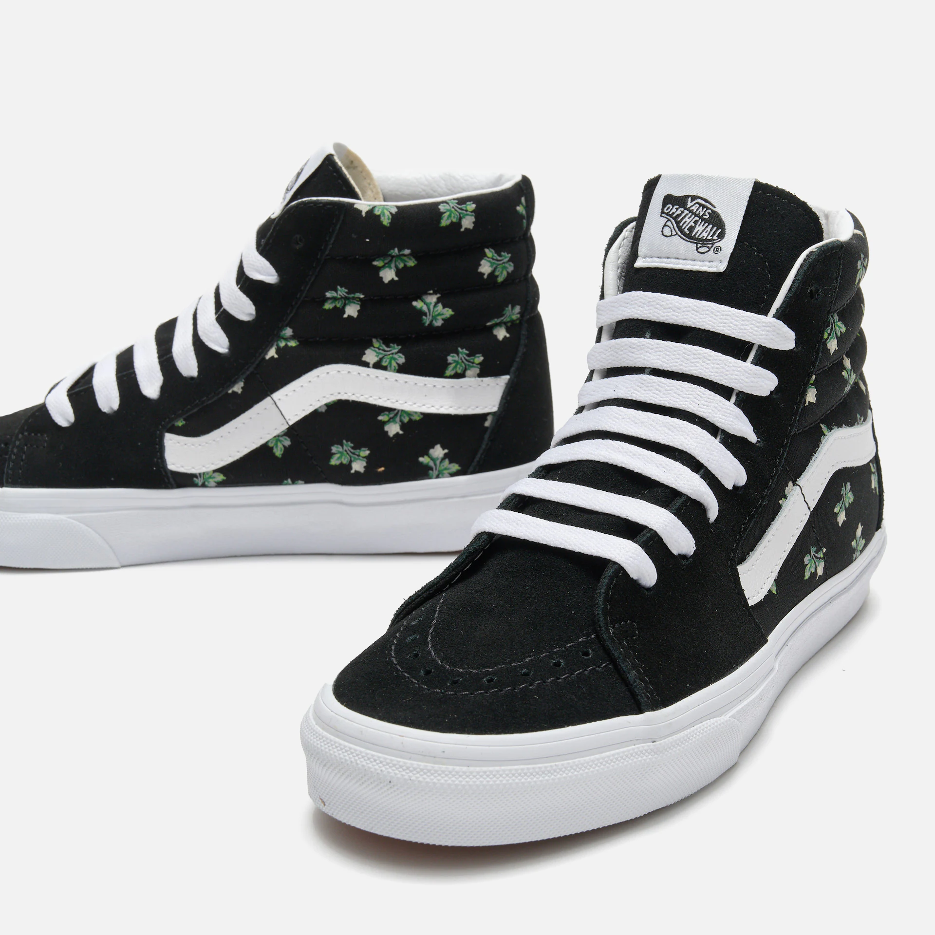 Vans SK8 Hi Sneaker Flowers Black