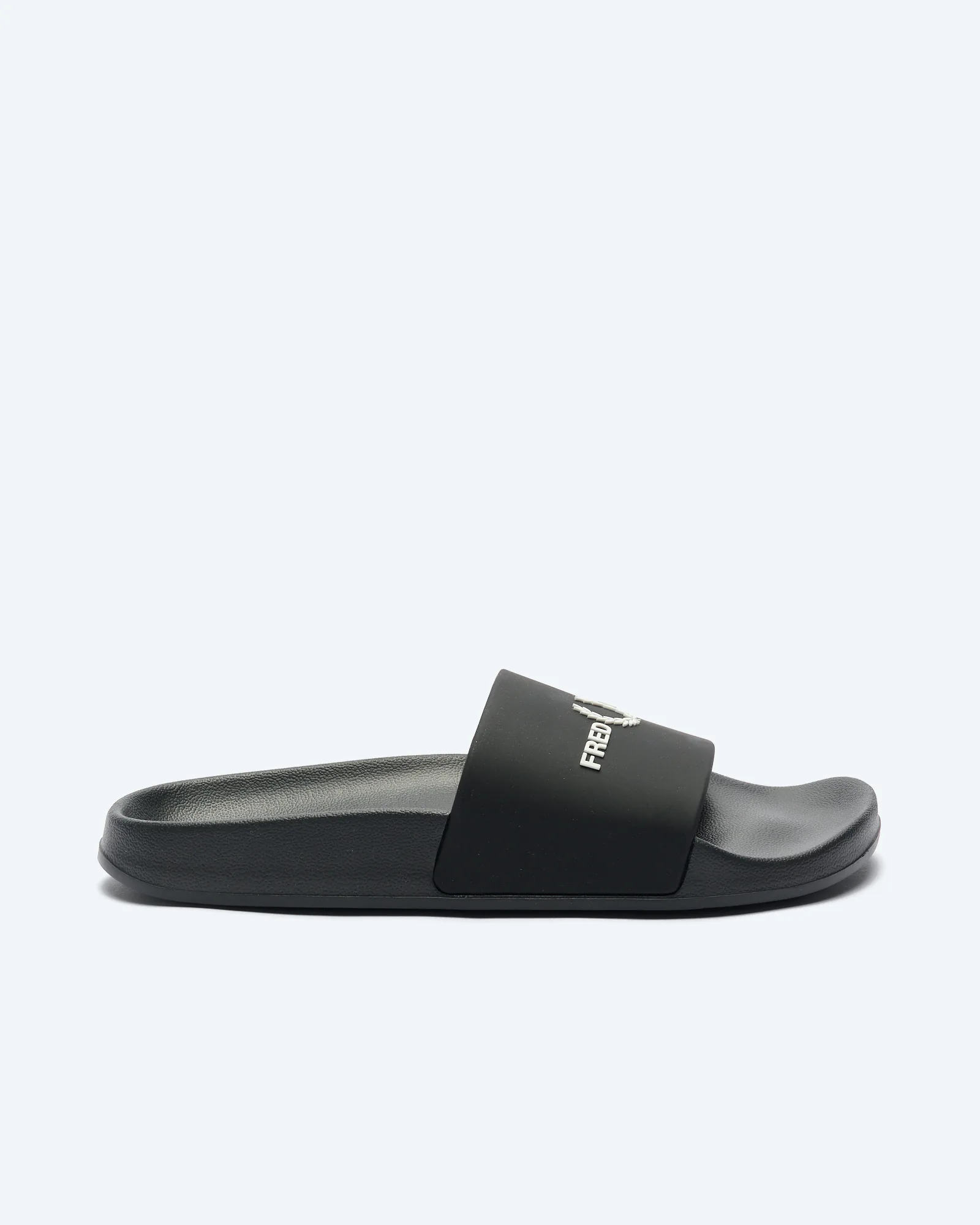 Fred Perry Branded Slides Black