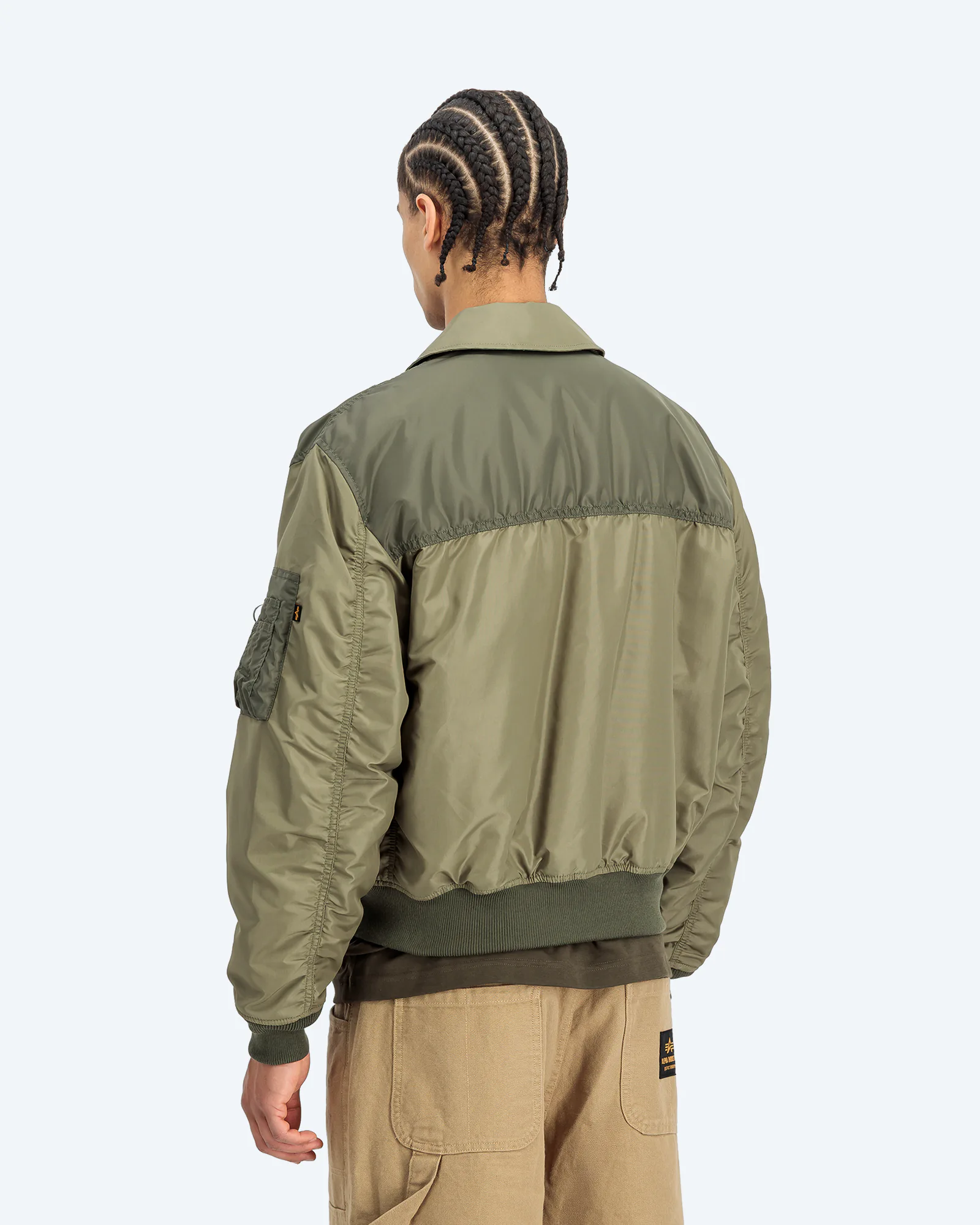 CWU-45/P Colorblock Bomber Jacket Olive
