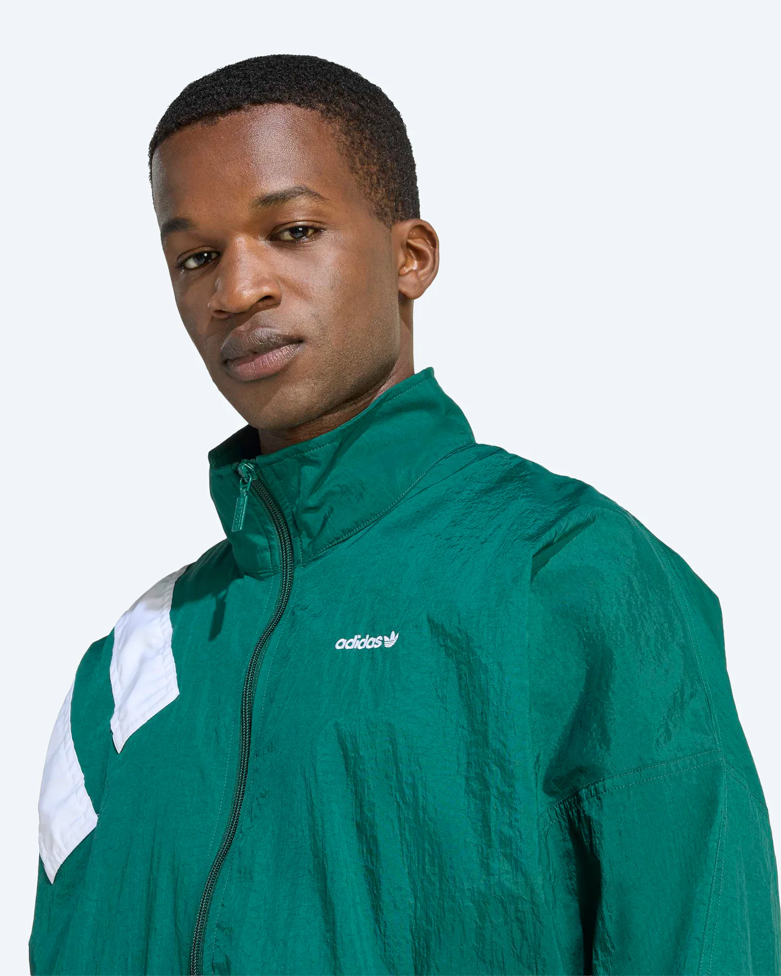 Originals Archive Blocked Track Top Core Green/White