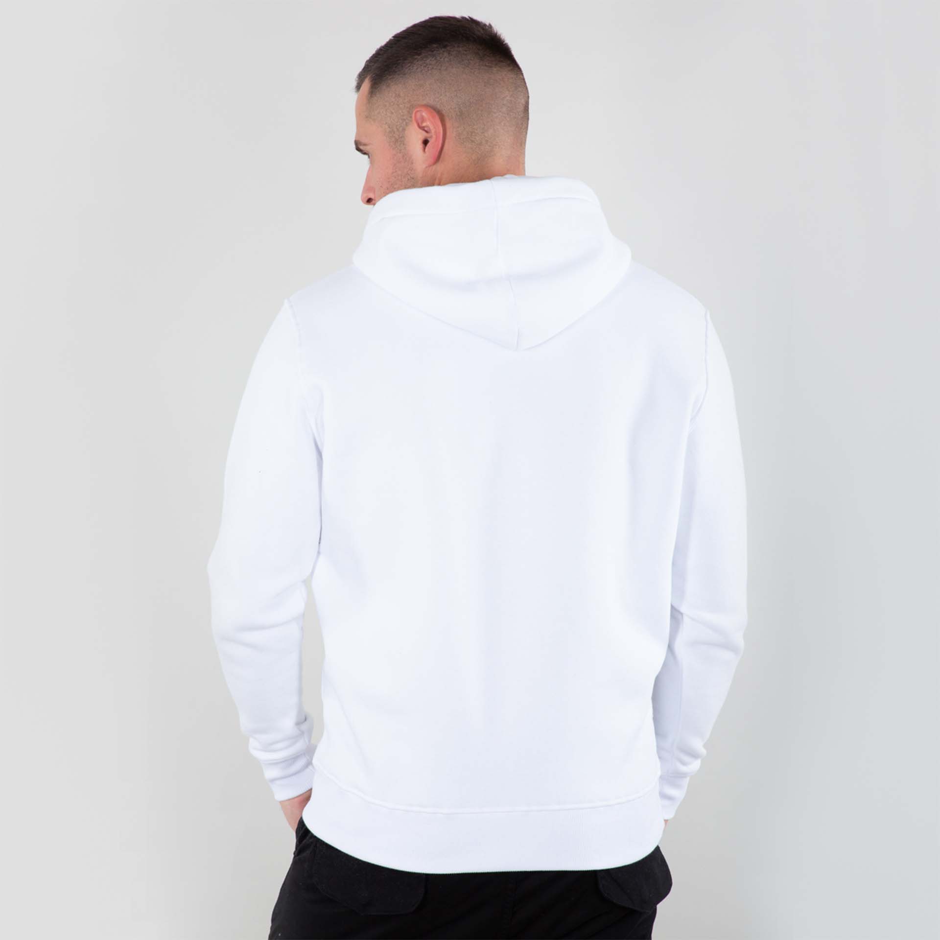 Alpha Industries Basic Hoody White