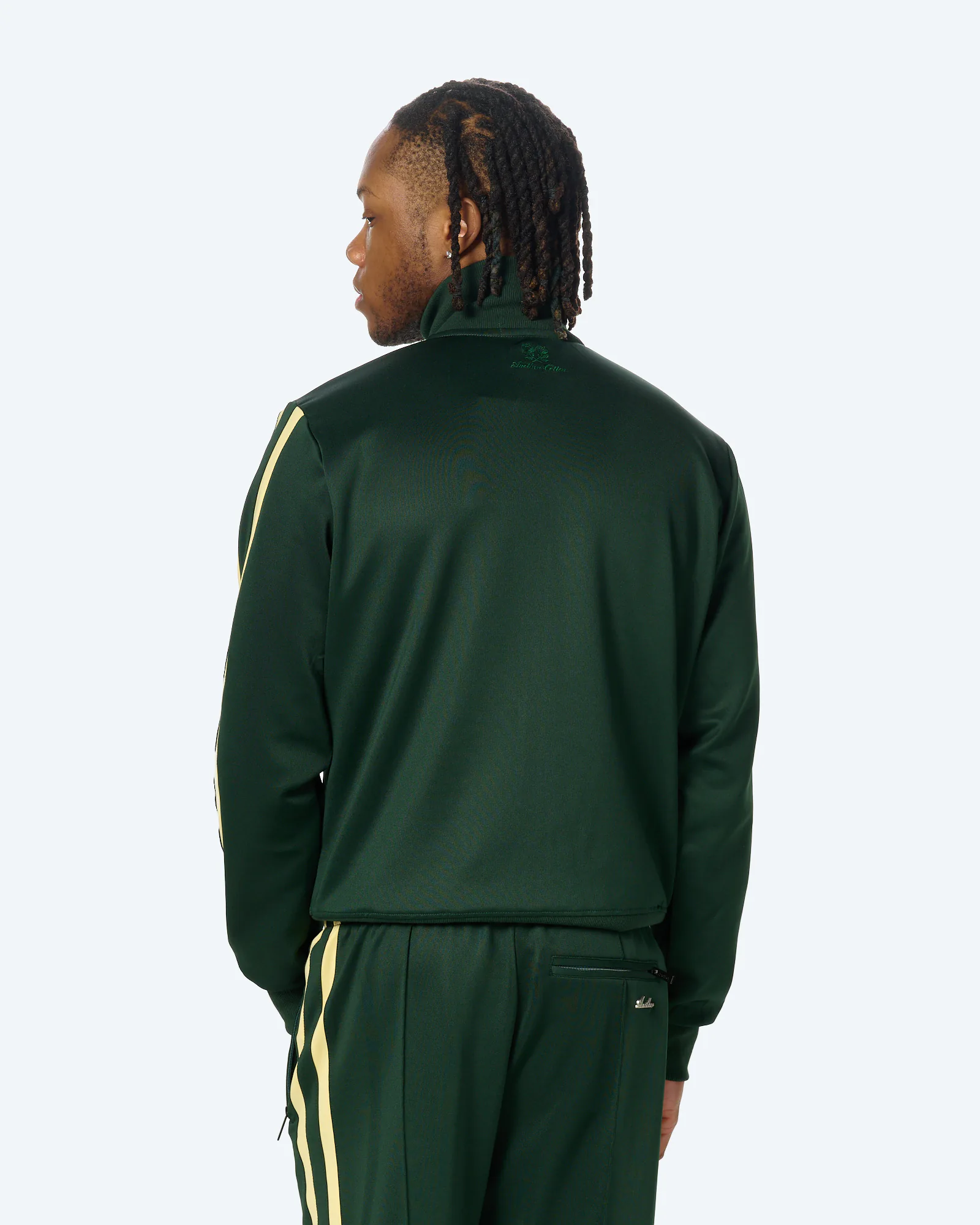 Another Cotton Everyday Regular Track Jacket Green