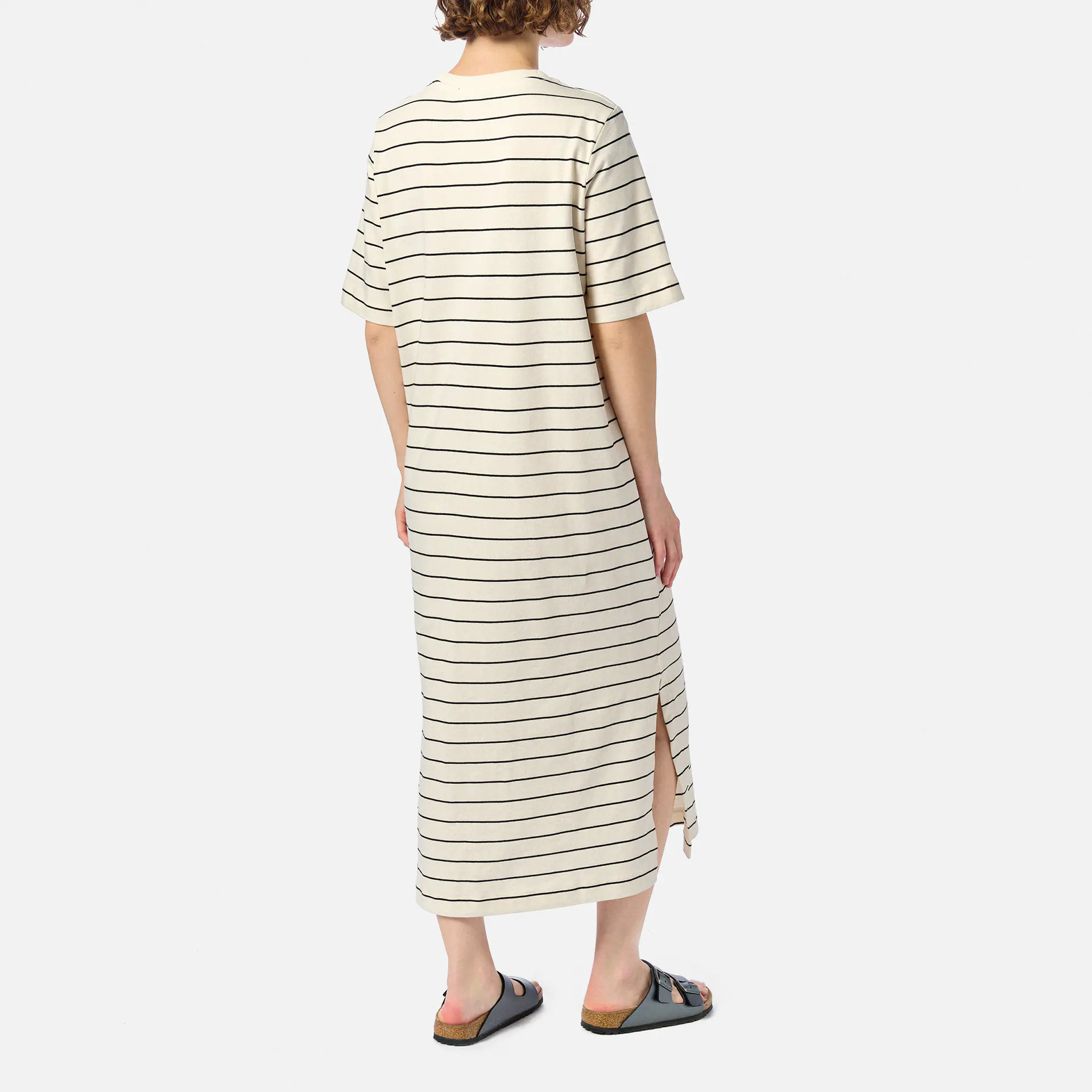 ARMEDANGELS XELINAA FINE STRIPE Dress Undyed/Black