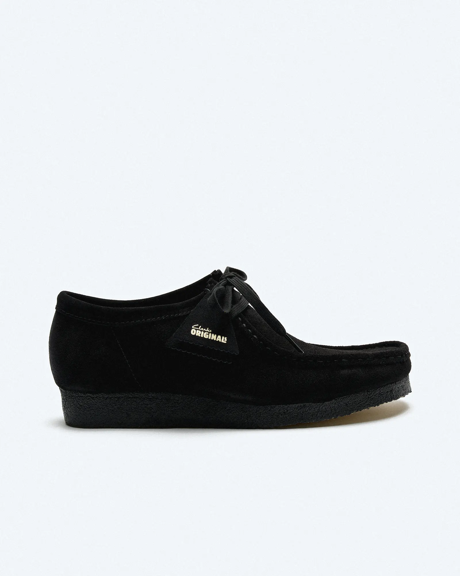 Clarks Men's Wallabee Suede Shoes Black