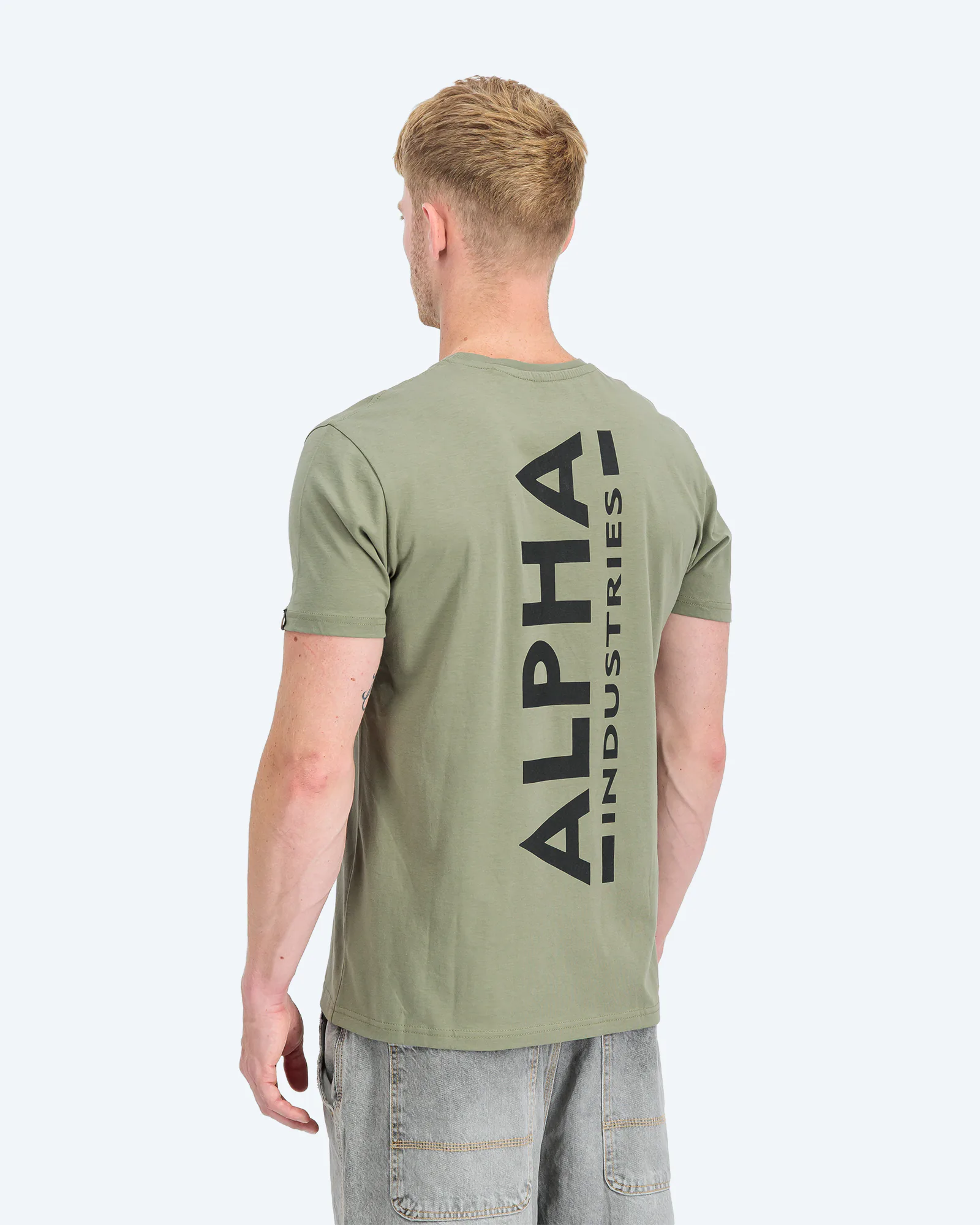 Backprint T-Shirt Olive/Black