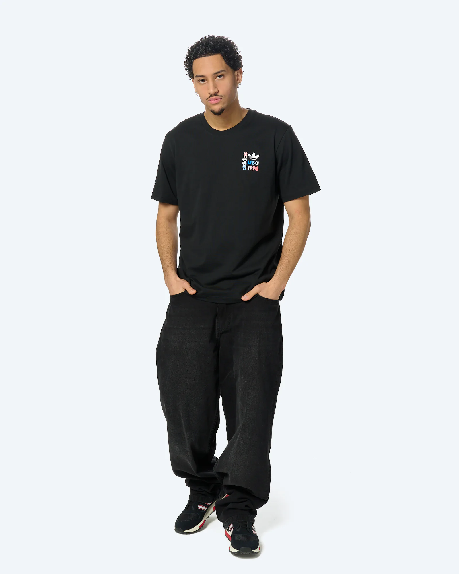 adidas Originals Archive USA 94 Graphic T-Shirt Black