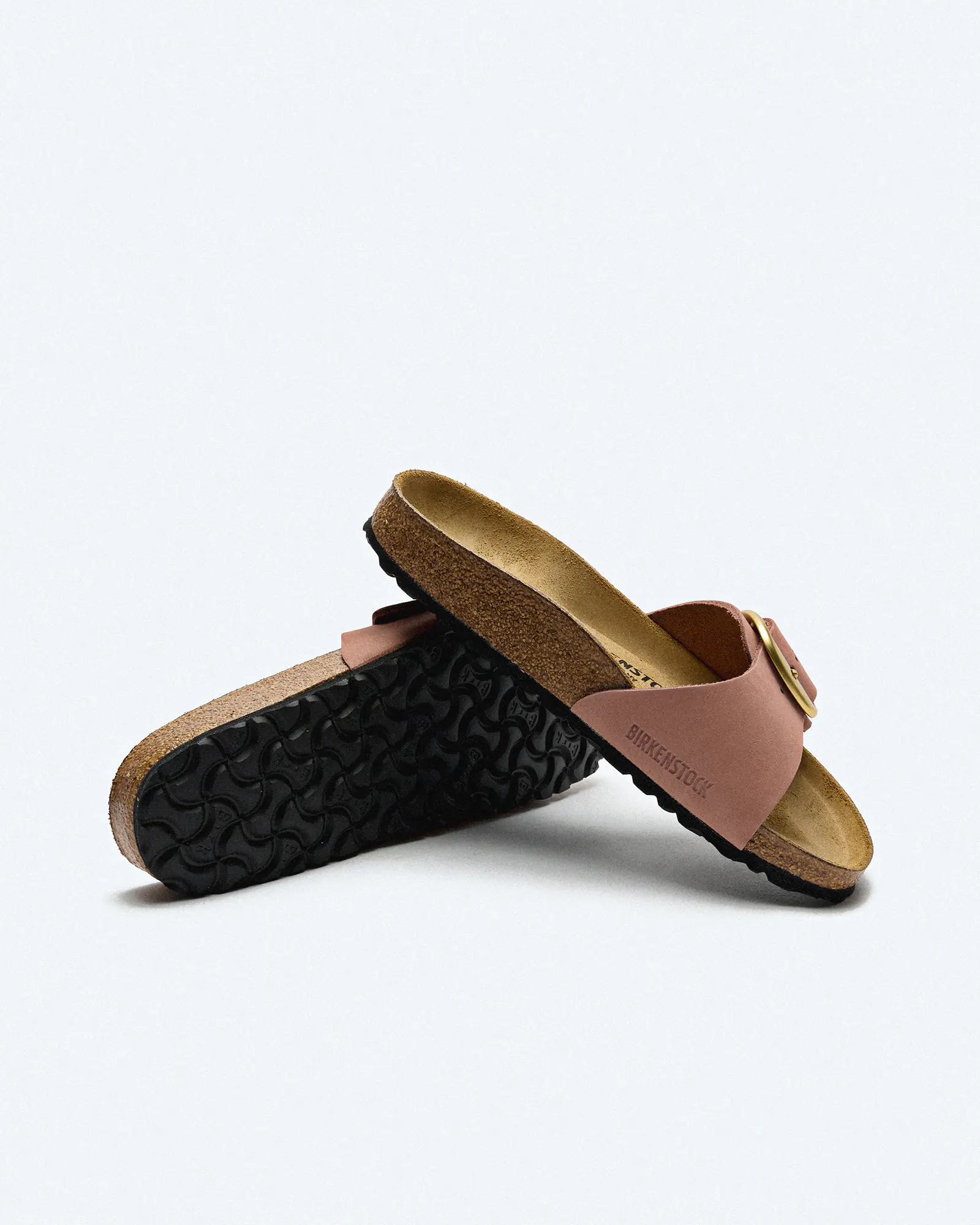 Birkenstock Madrid Big Buckle Natural Leather Nubuk (Narrow Fit) Sandals Old Rose Birkenstock Madrid Big Buckle Natural Leather Nubuk (Narrow Fit) Sandals Old Rose