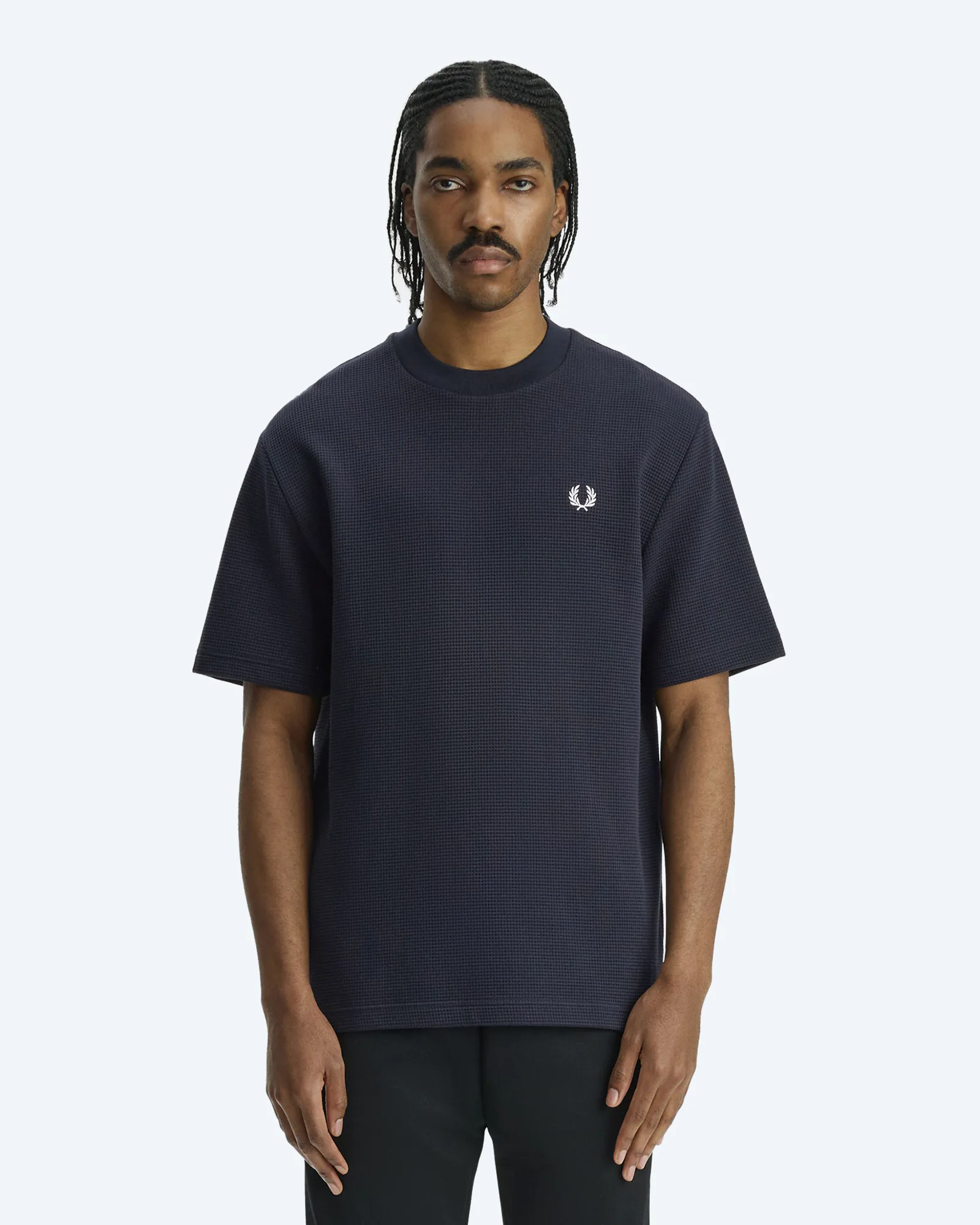 Waffle T-Shirt Navy