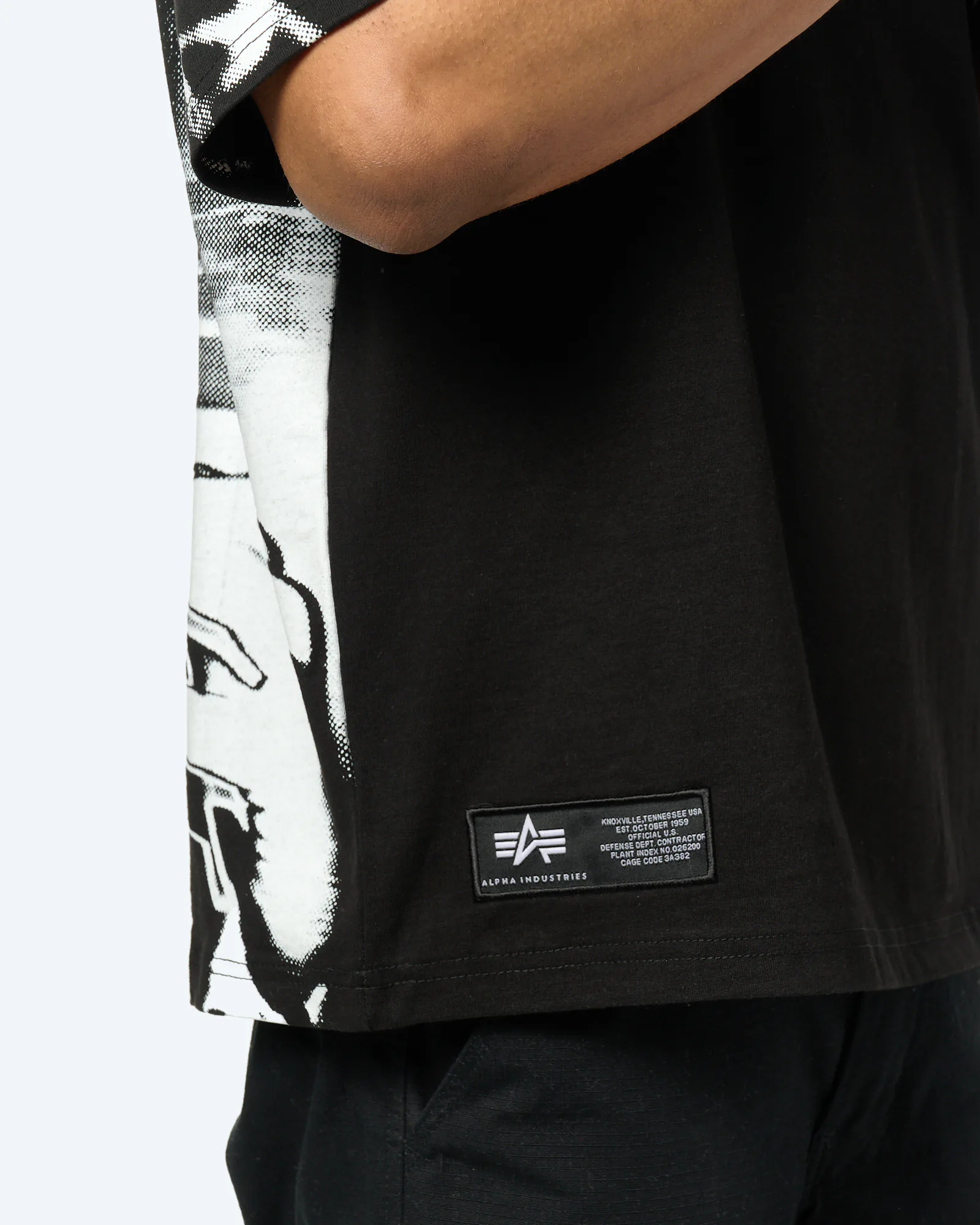 Alpha Industries Balaclava Backprint T-Shirt Black