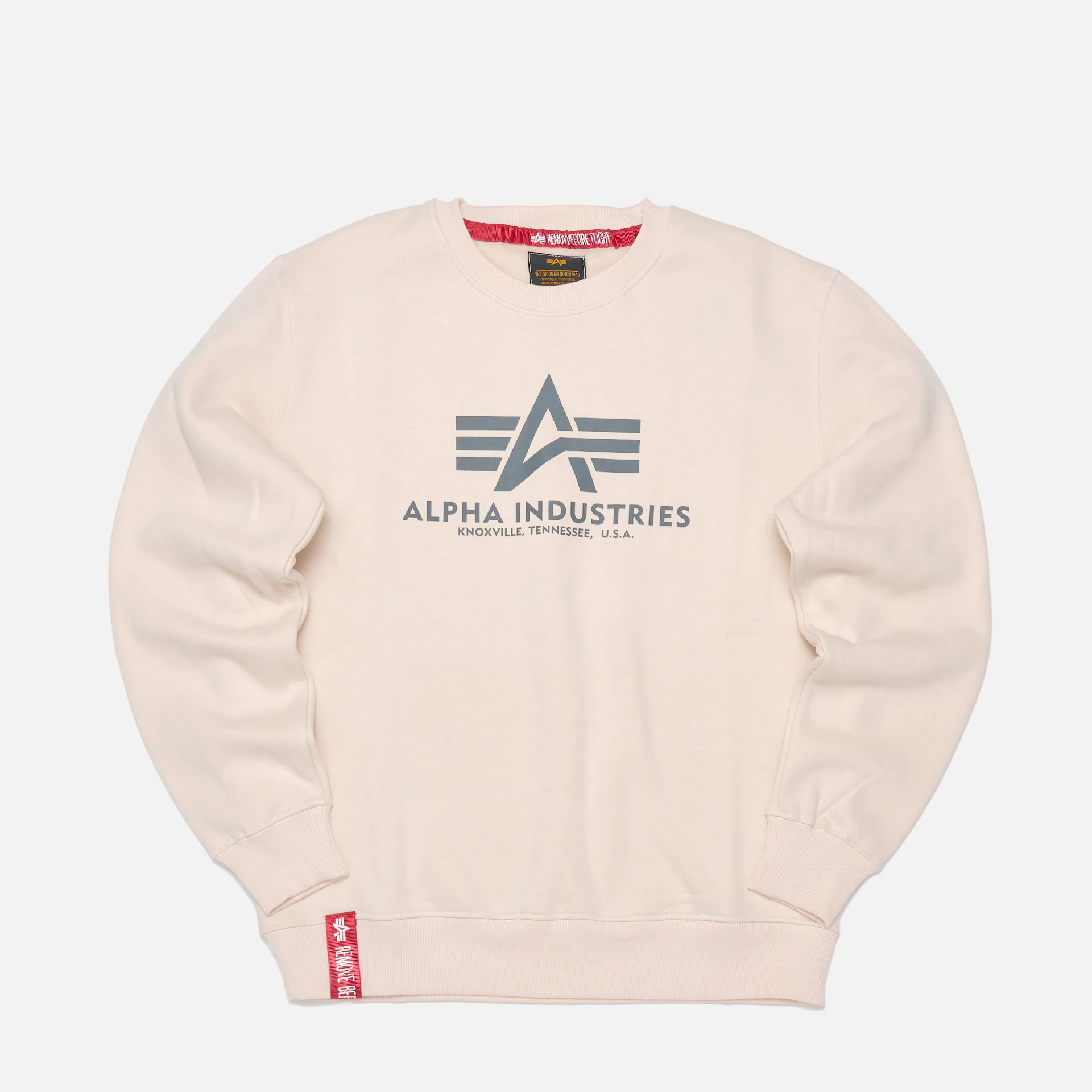 Alpha Industries Basic Sweatshirt Jet Stream White