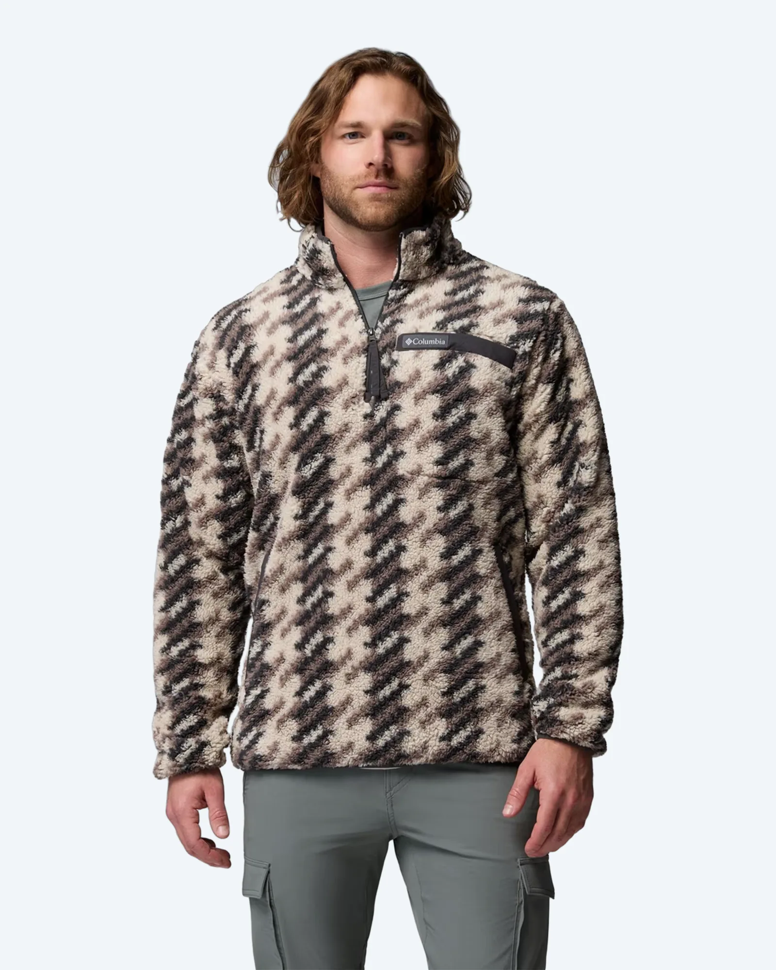 Rugged Ridge™ High Pile Half Zip Dark Stone Twills